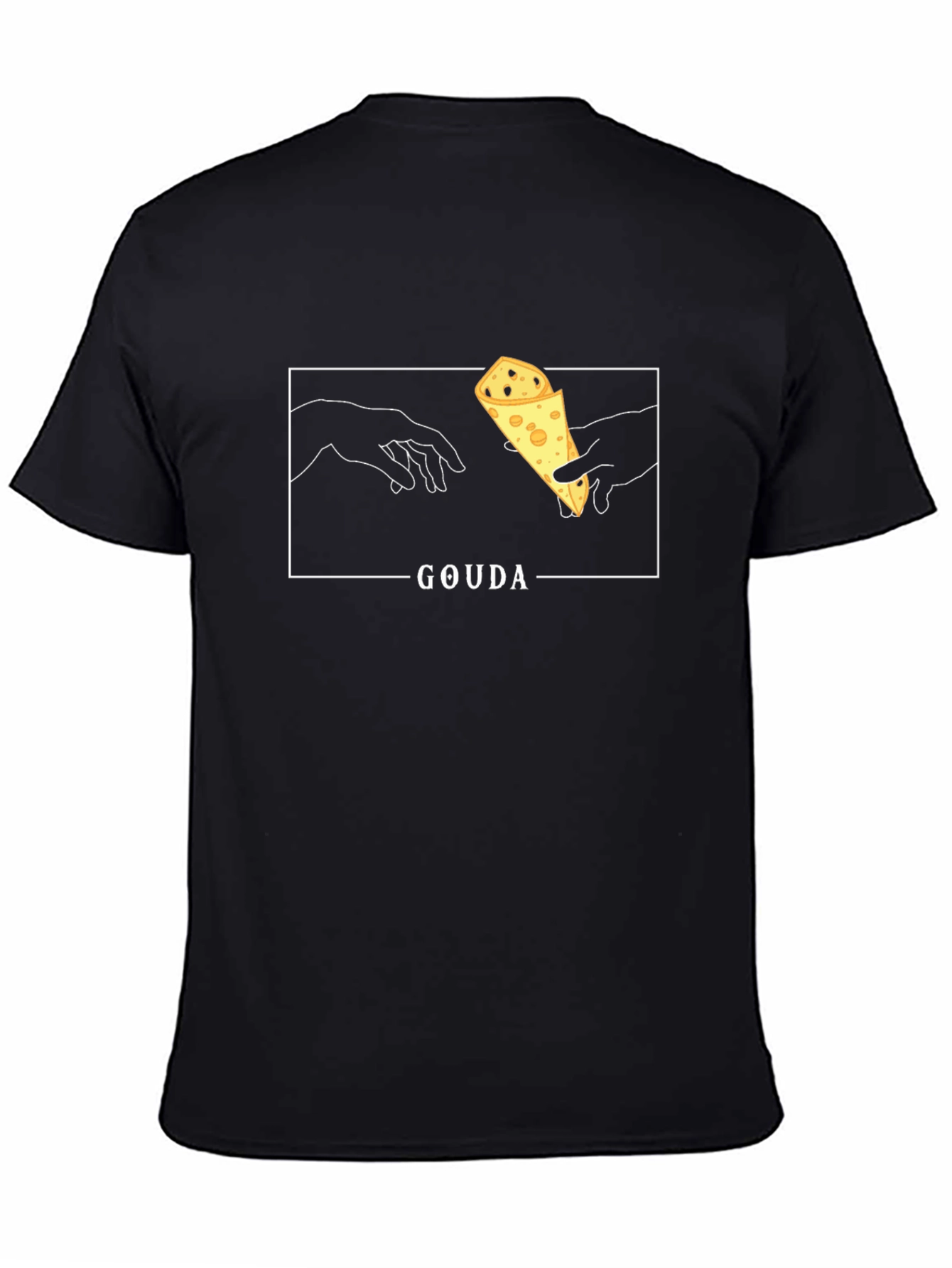 Gouda Cheese Michelangelo T-Shirt - Funny Foodie Tee