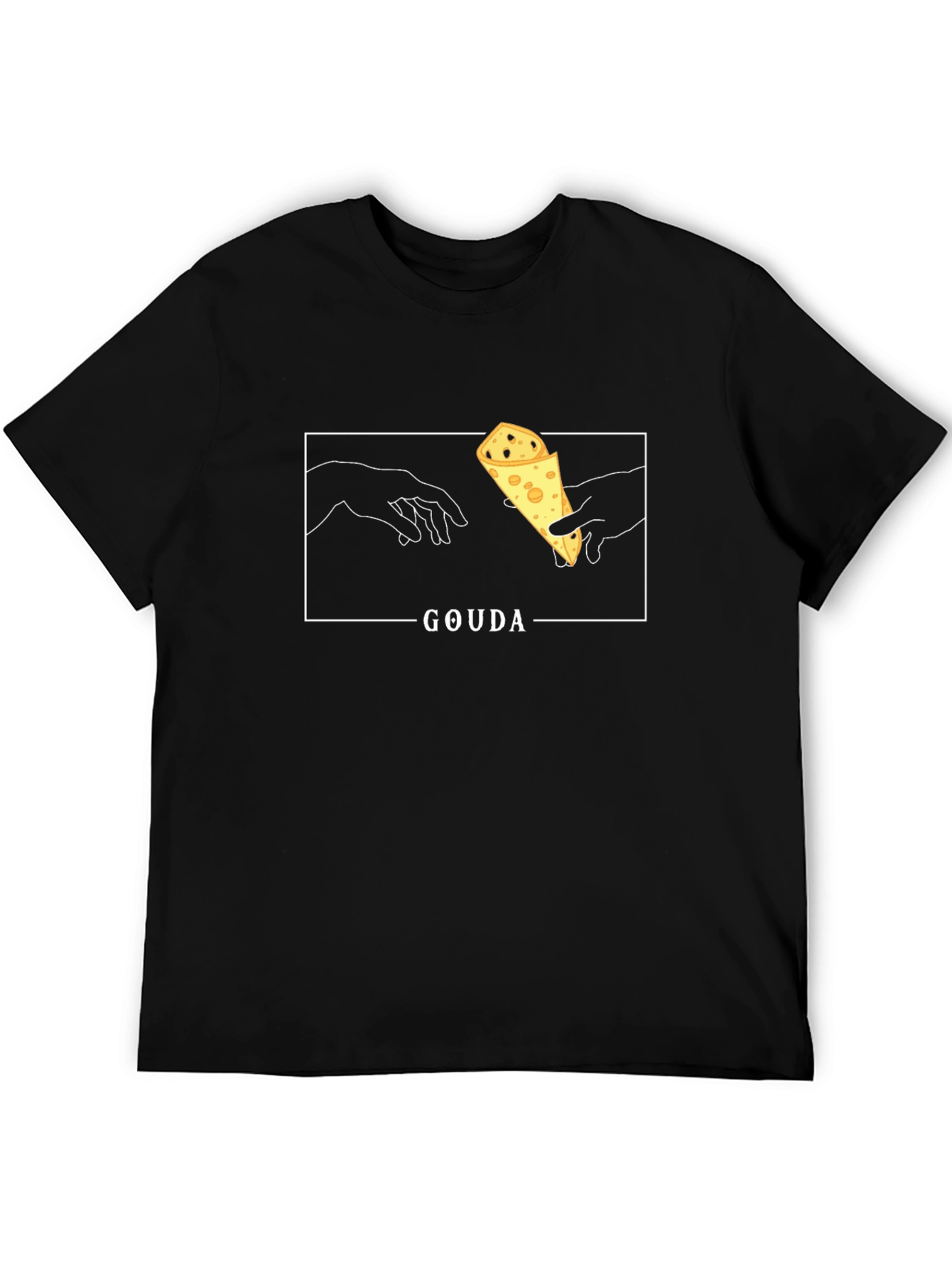Gouda Cheese Michelangelo T-Shirt - Funny Foodie Tee