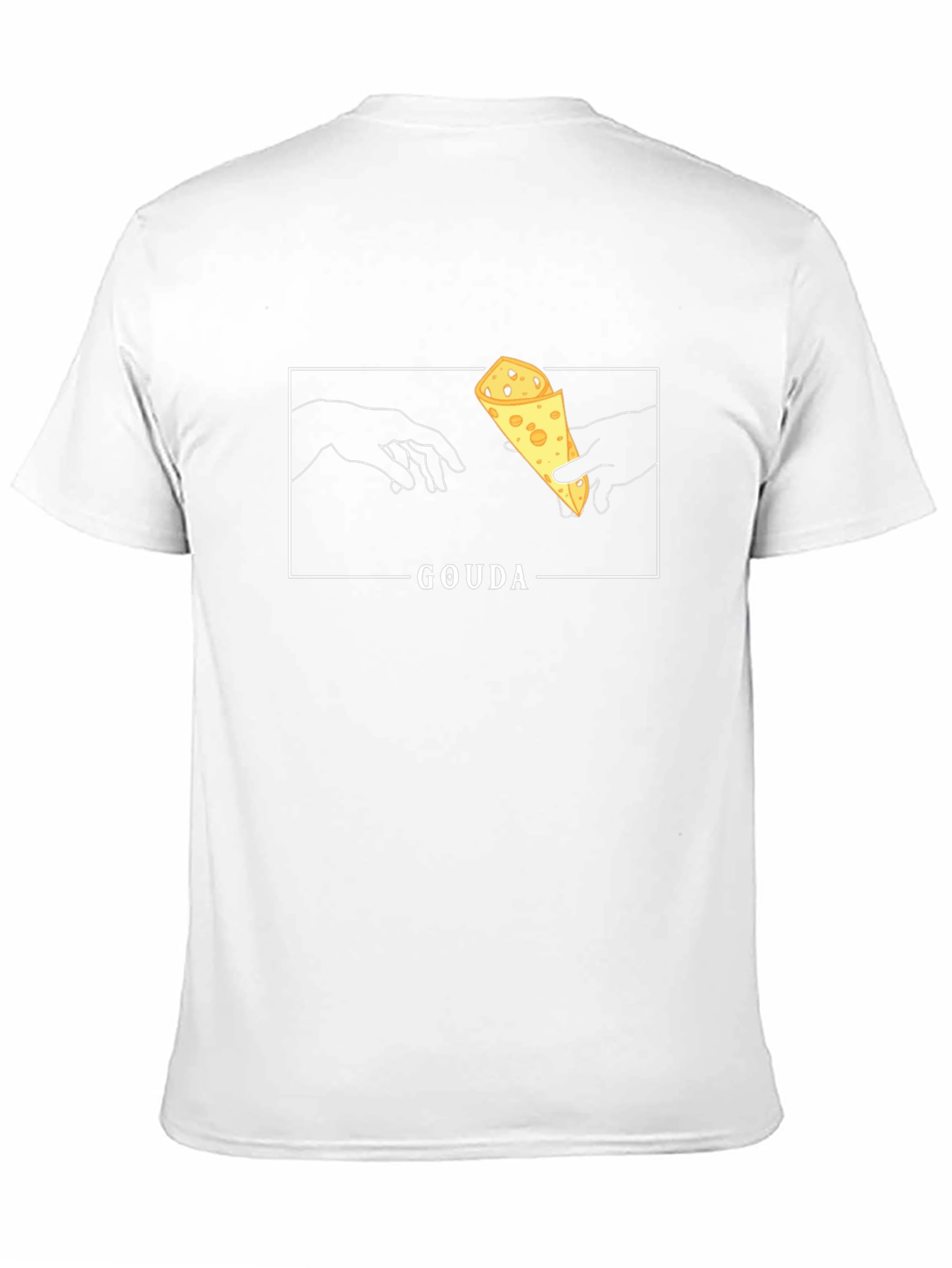 Gouda Cheese Michelangelo T-Shirt - Funny Foodie Tee