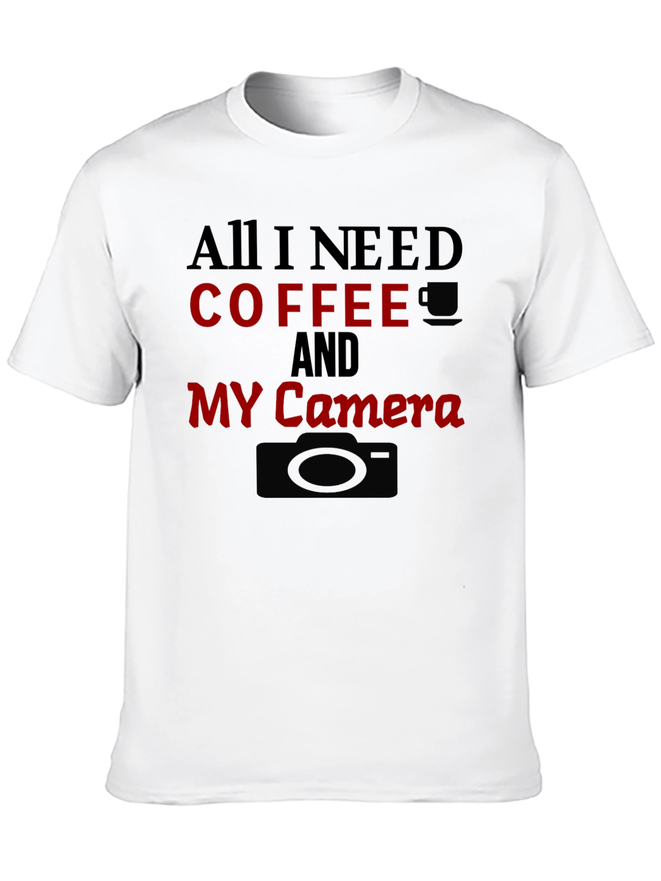 Coffee & Camera Graphic T-Shirt