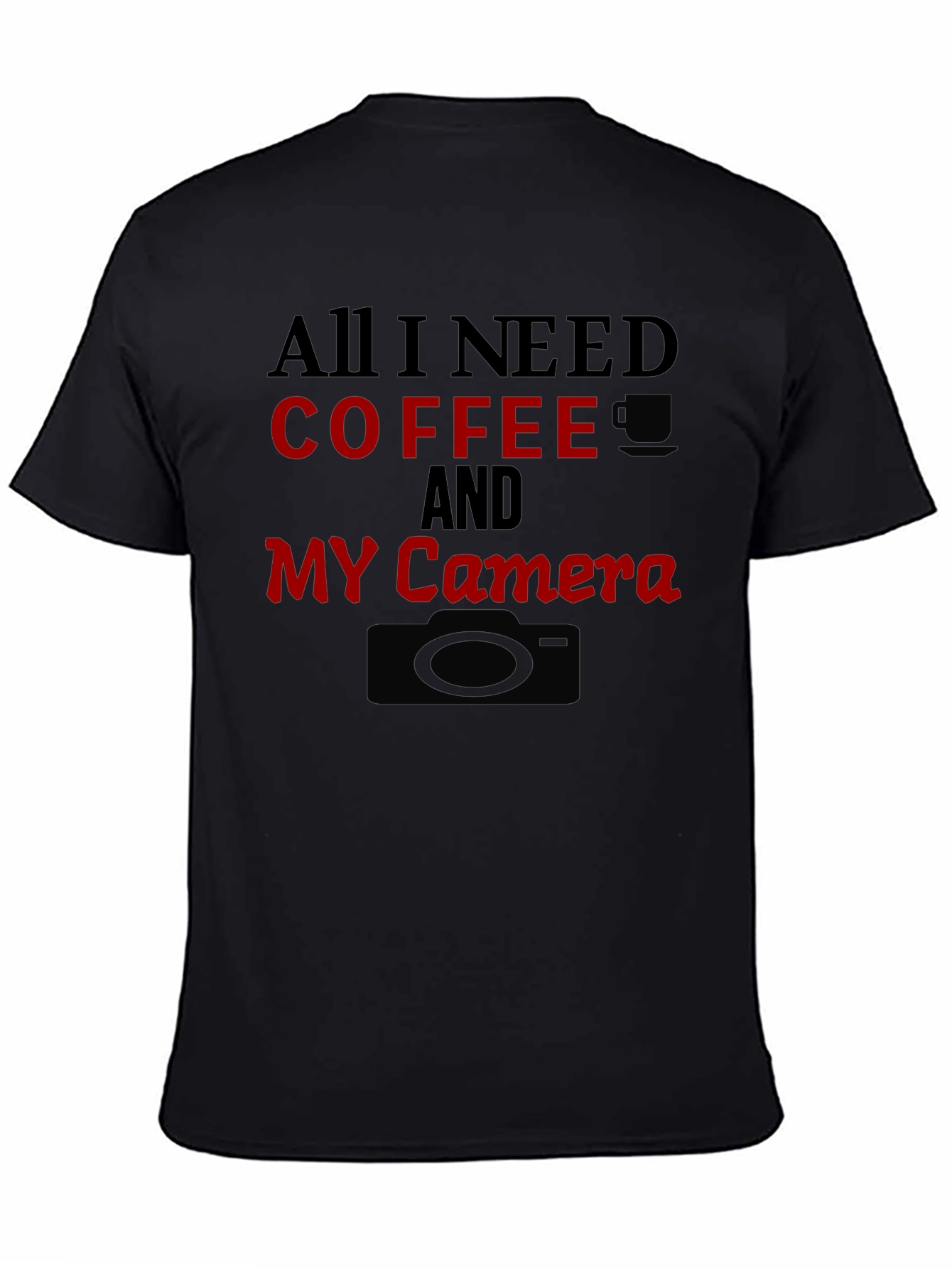 Coffee & Camera Graphic T-Shirt