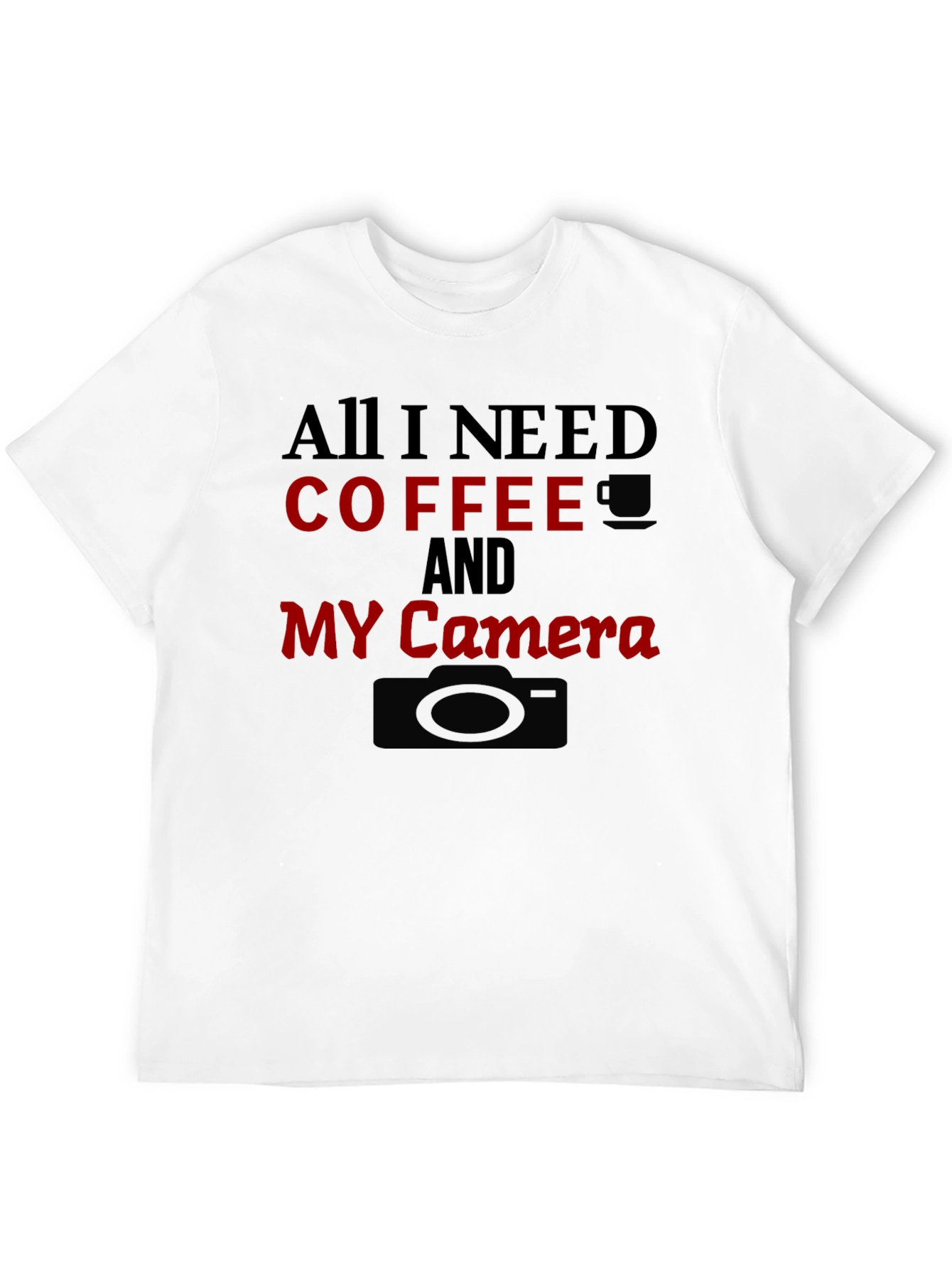 Coffee & Camera Graphic T-Shirt