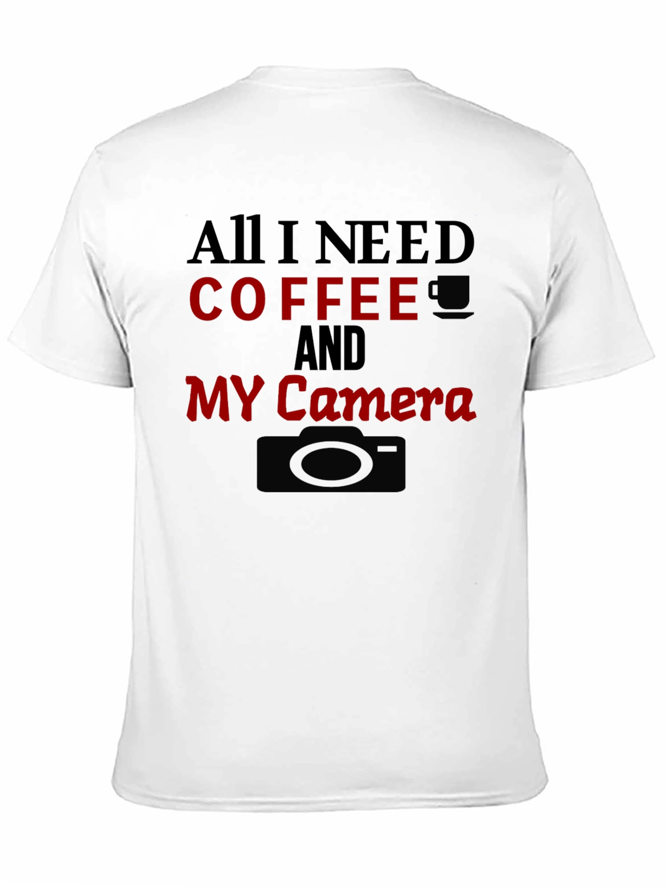 Coffee & Camera Graphic T-Shirt