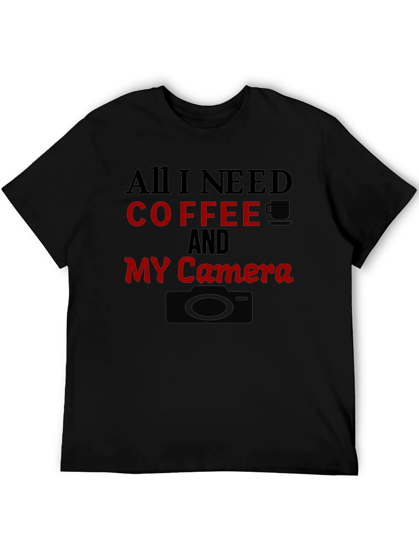 Coffee & Camera Graphic T-Shirt