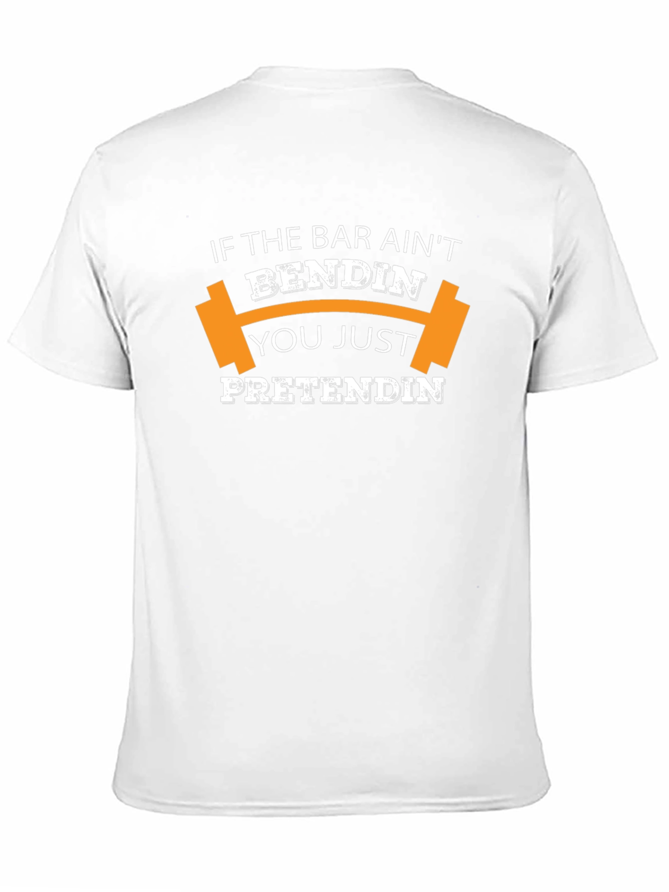 Bending Bar Gym T-Shirt - Funny Workout Shirt