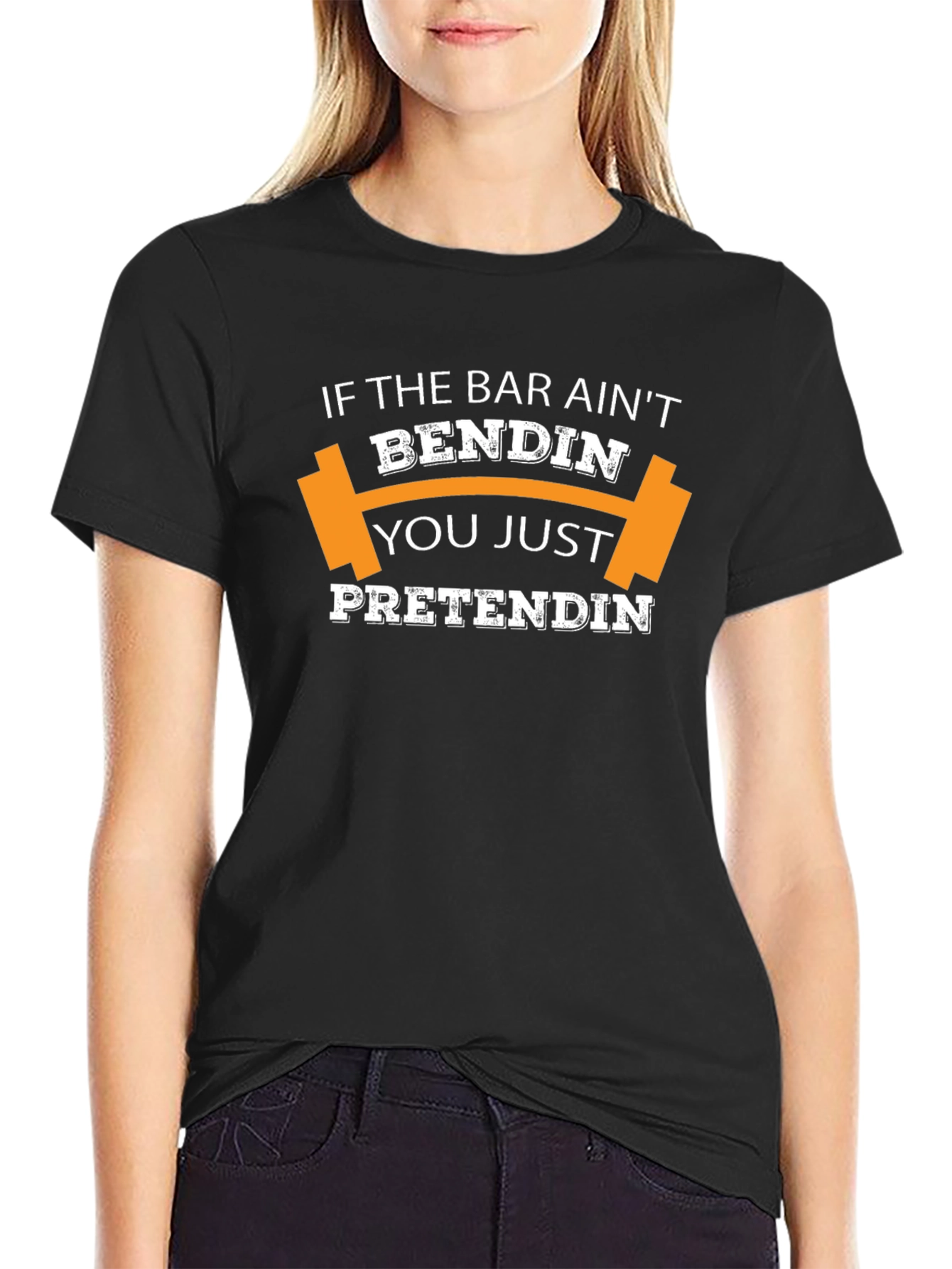Bending Bar Gym T-Shirt - Funny Workout Shirt