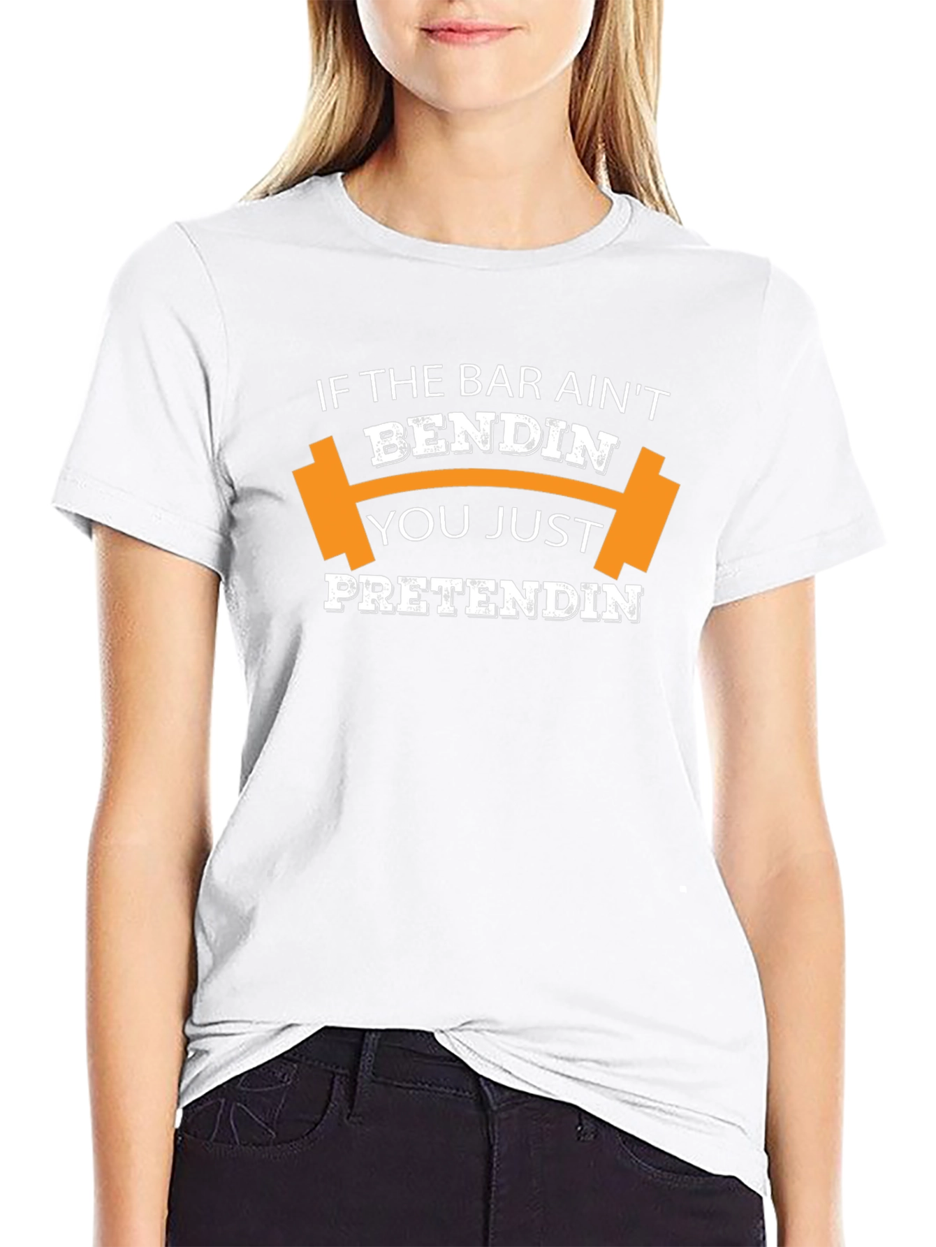 Bending Bar Gym T-Shirt - Funny Workout Shirt