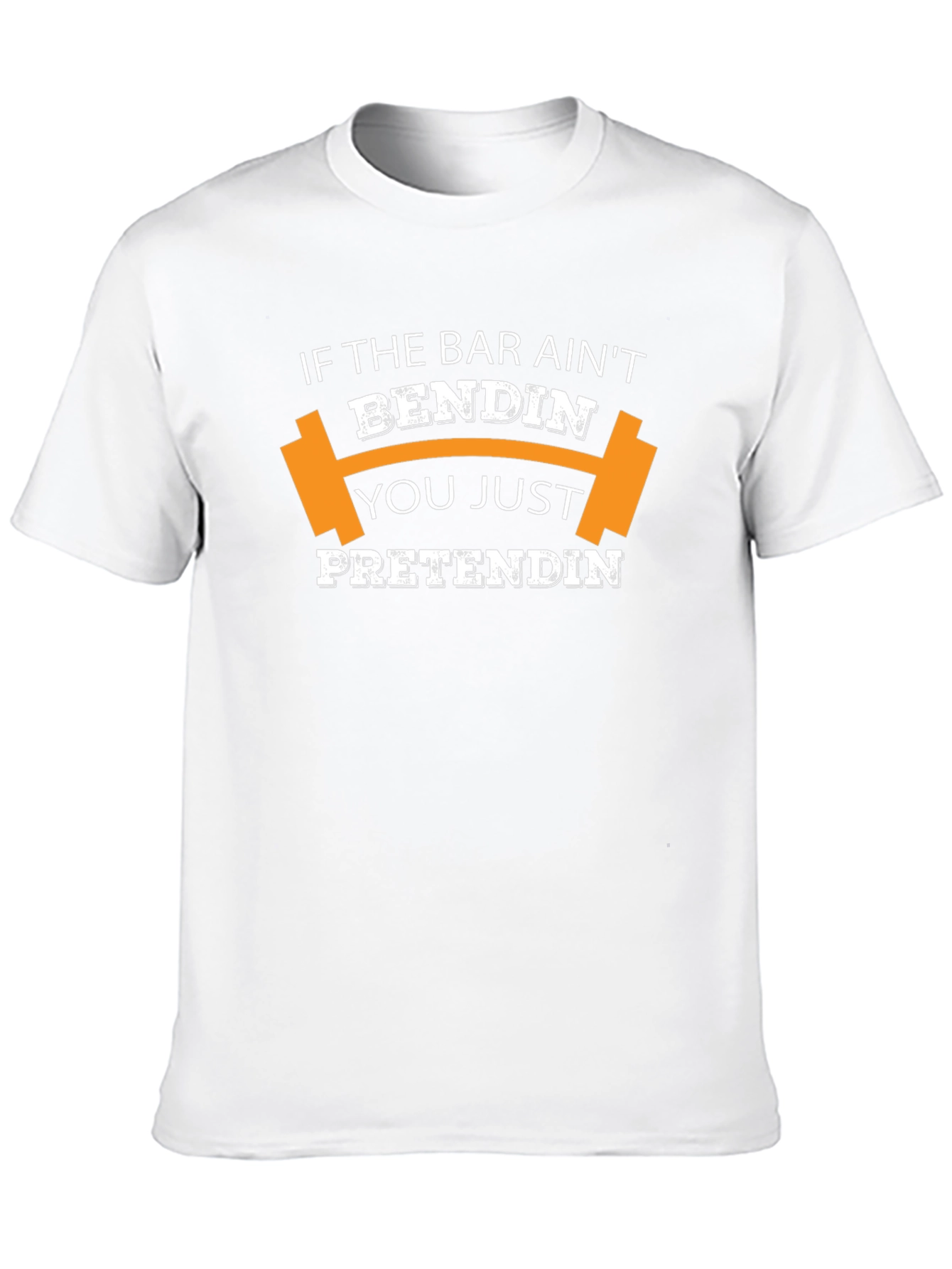 Bending Bar Gym T-Shirt - Funny Workout Shirt