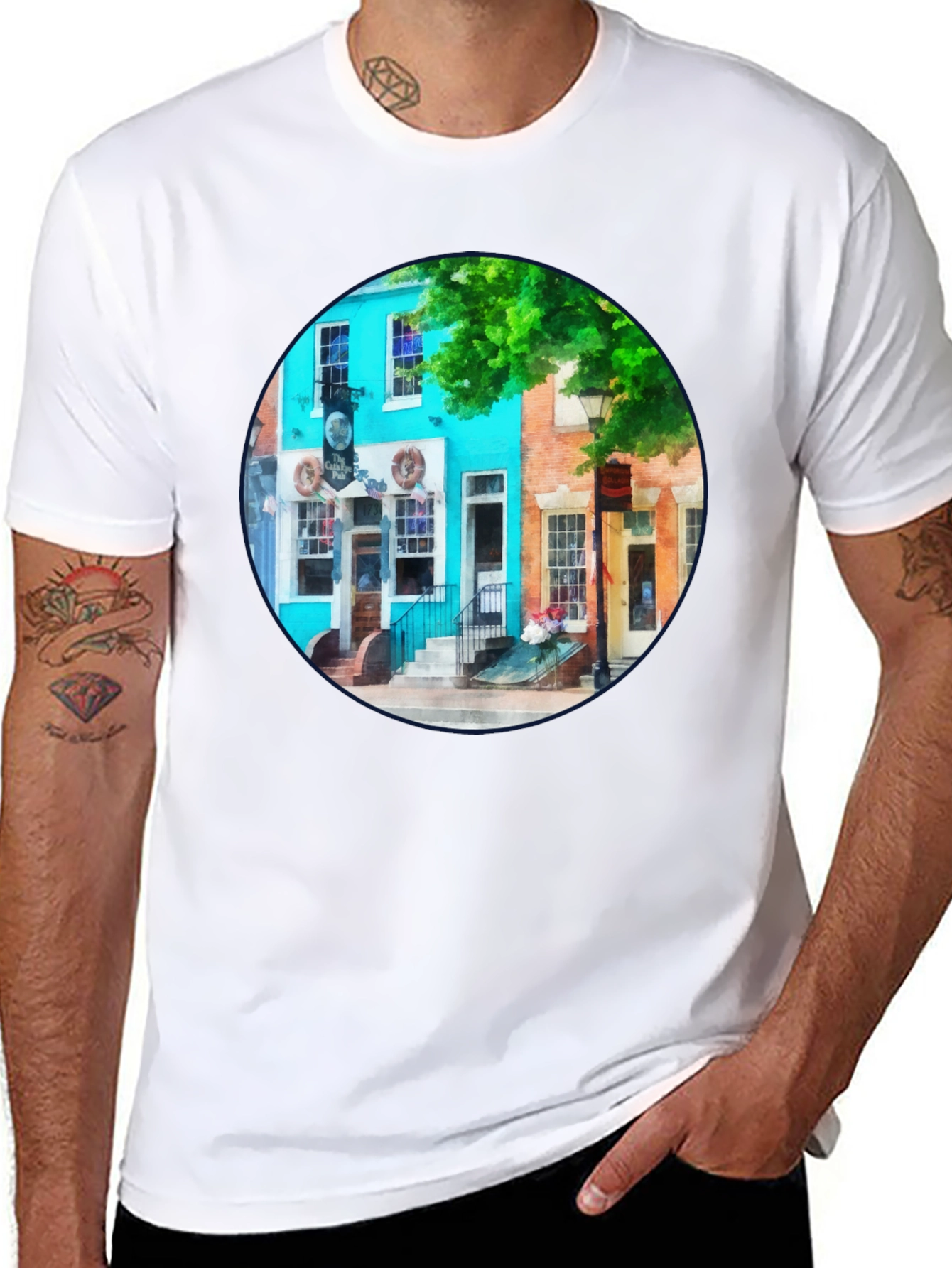 Colorful Townhouse T-Shirt