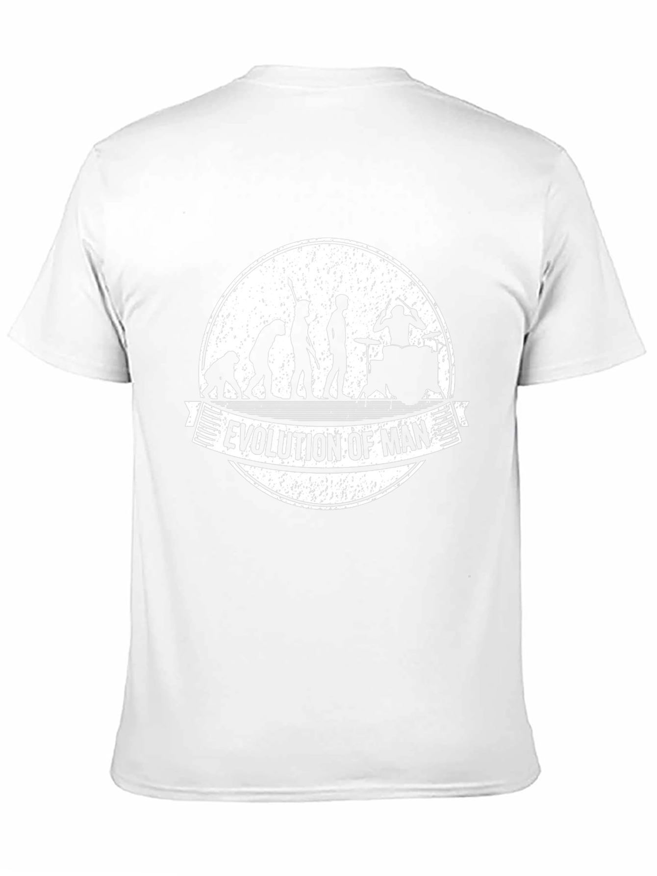 Evolution of Man Drummer Graphic T-Shirt
