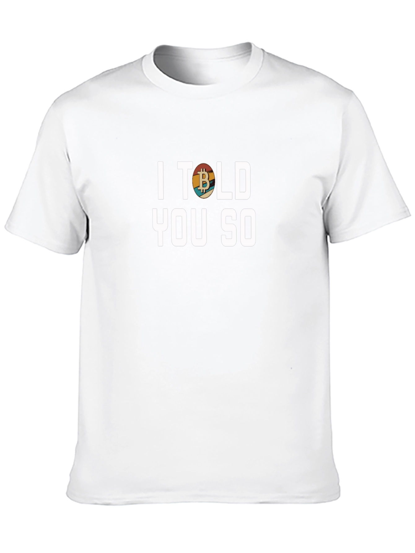 Bitcoin Crypto I Told You So Black T-Shirt