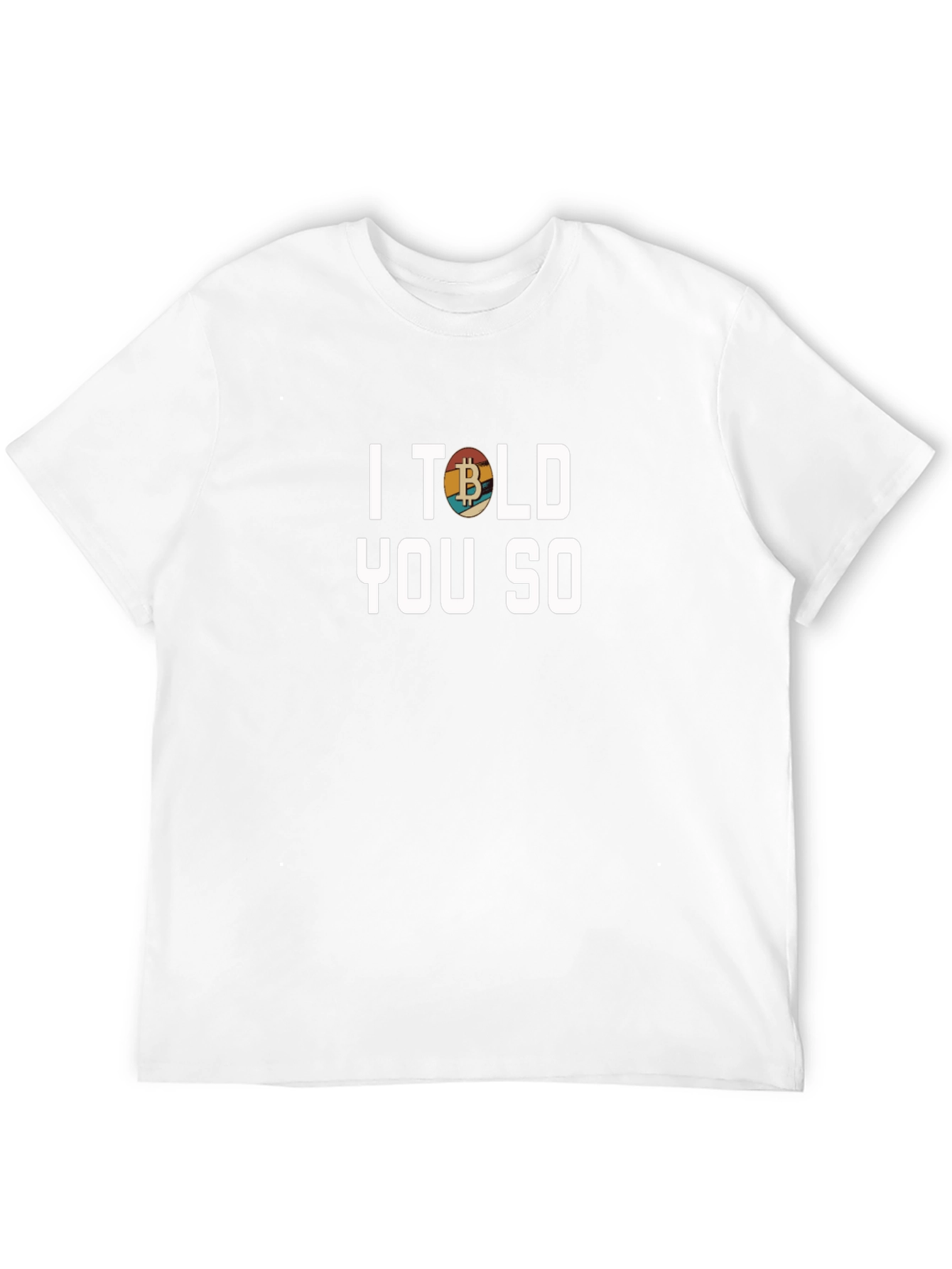Bitcoin Crypto I Told You So Black T-Shirt
