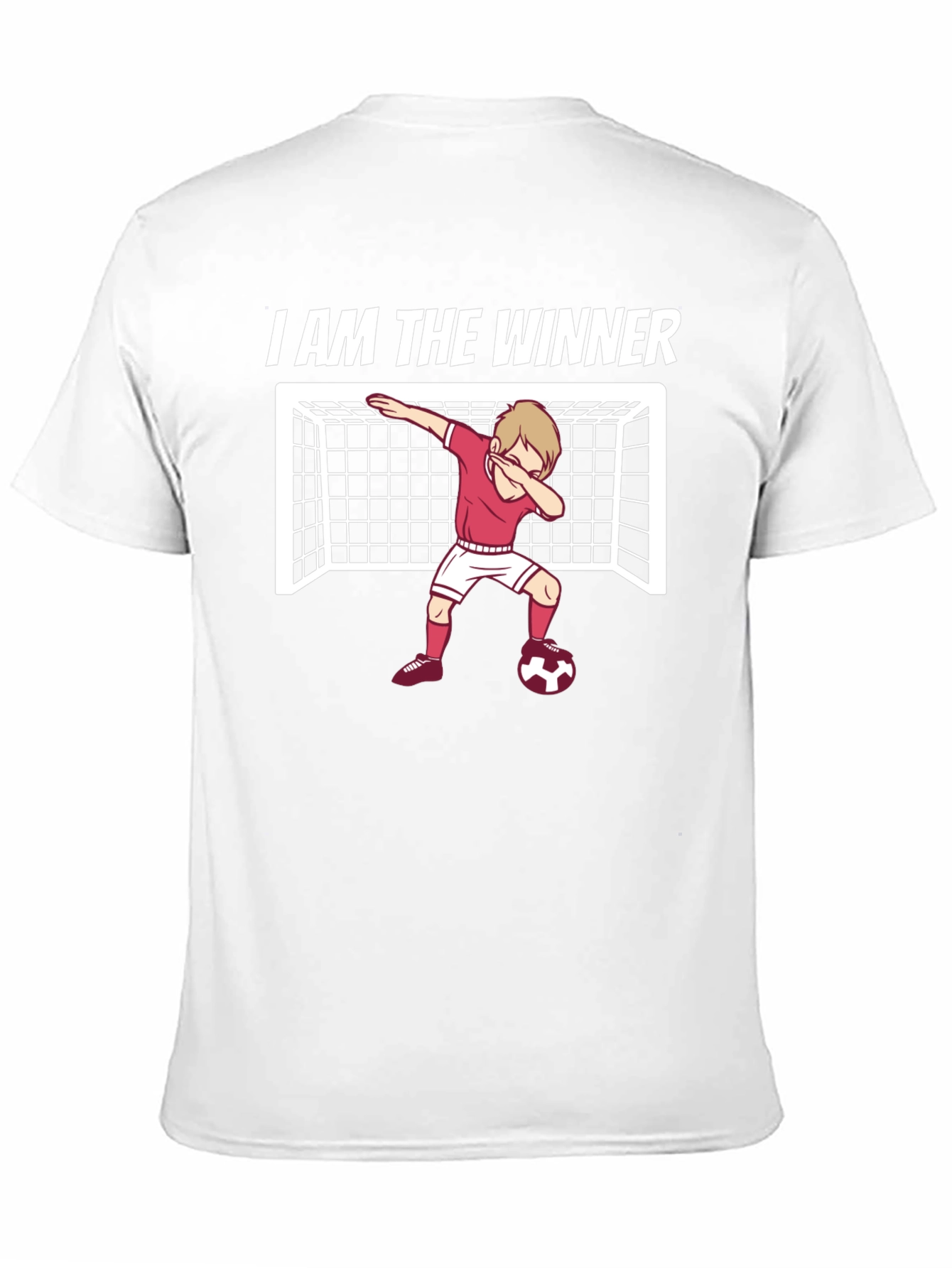 I Am The Winner Soccer Dabbing T-Shirt