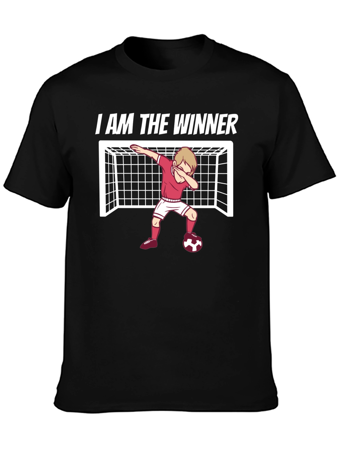 I Am The Winner Soccer Dabbing T-Shirt