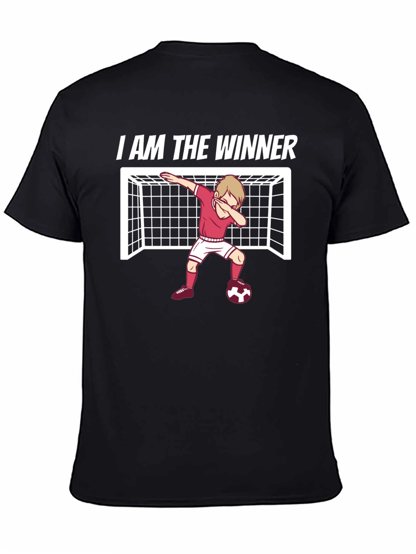 I Am The Winner Soccer Dabbing T-Shirt