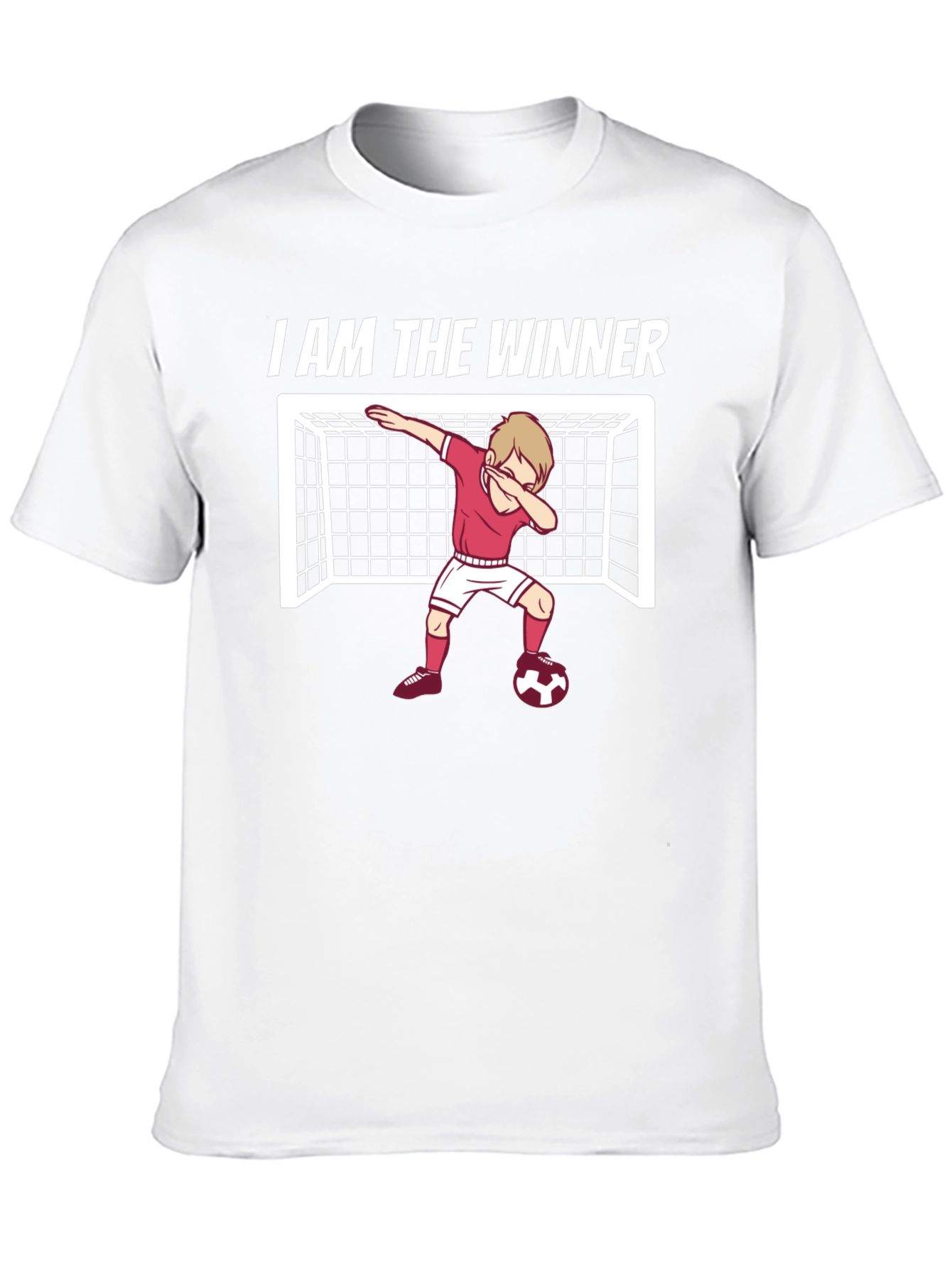 I Am The Winner Soccer Dabbing T-Shirt