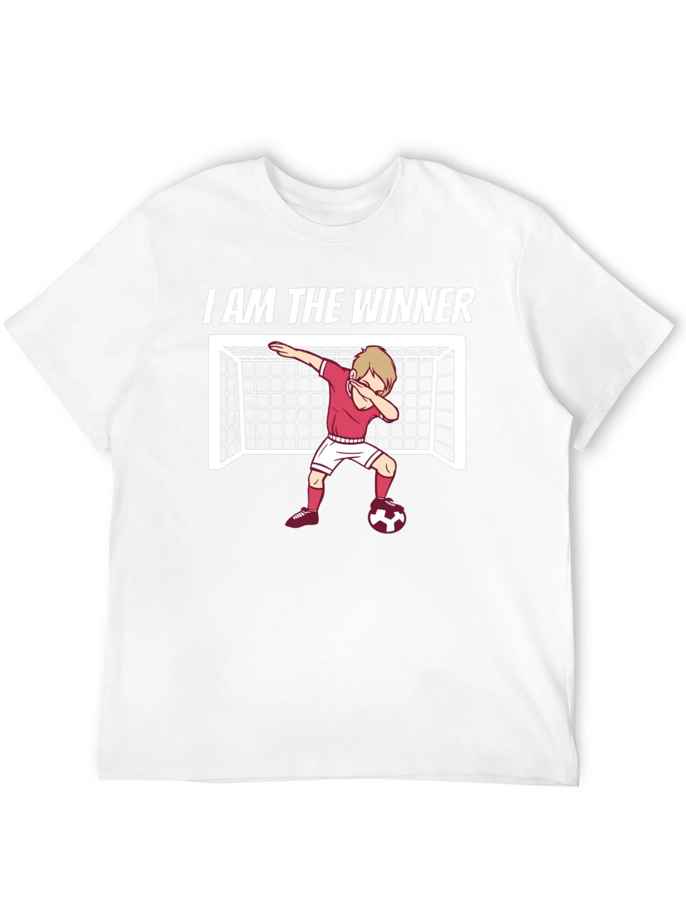 I Am The Winner Soccer Dabbing T-Shirt