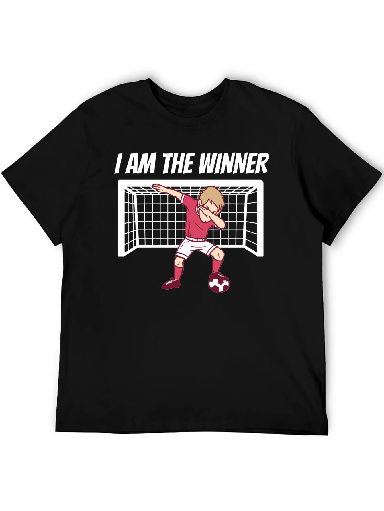 I Am The Winner Soccer Dabbing T-Shirt