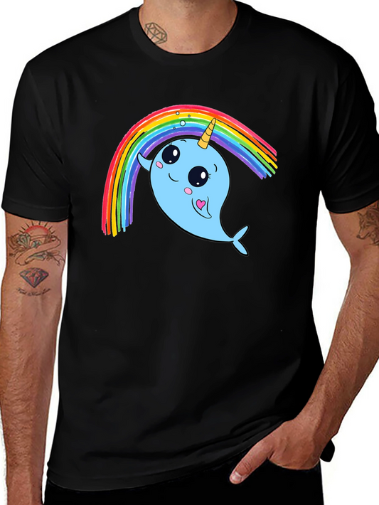 Narwhal Rainbow T-Shirt - Cute & Colorful