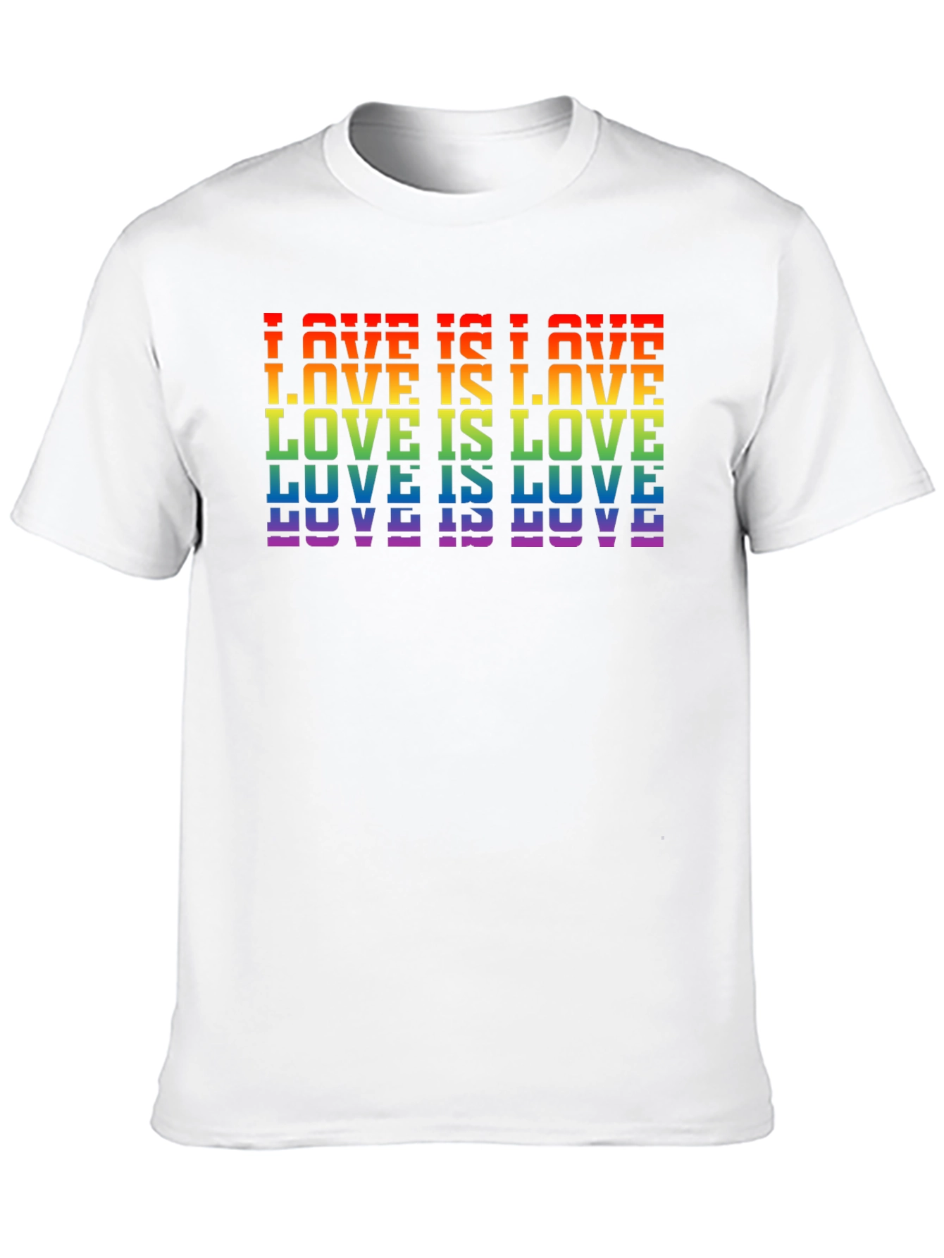 Love Is Love Rainbow LGBTQ Pride T-Shirt