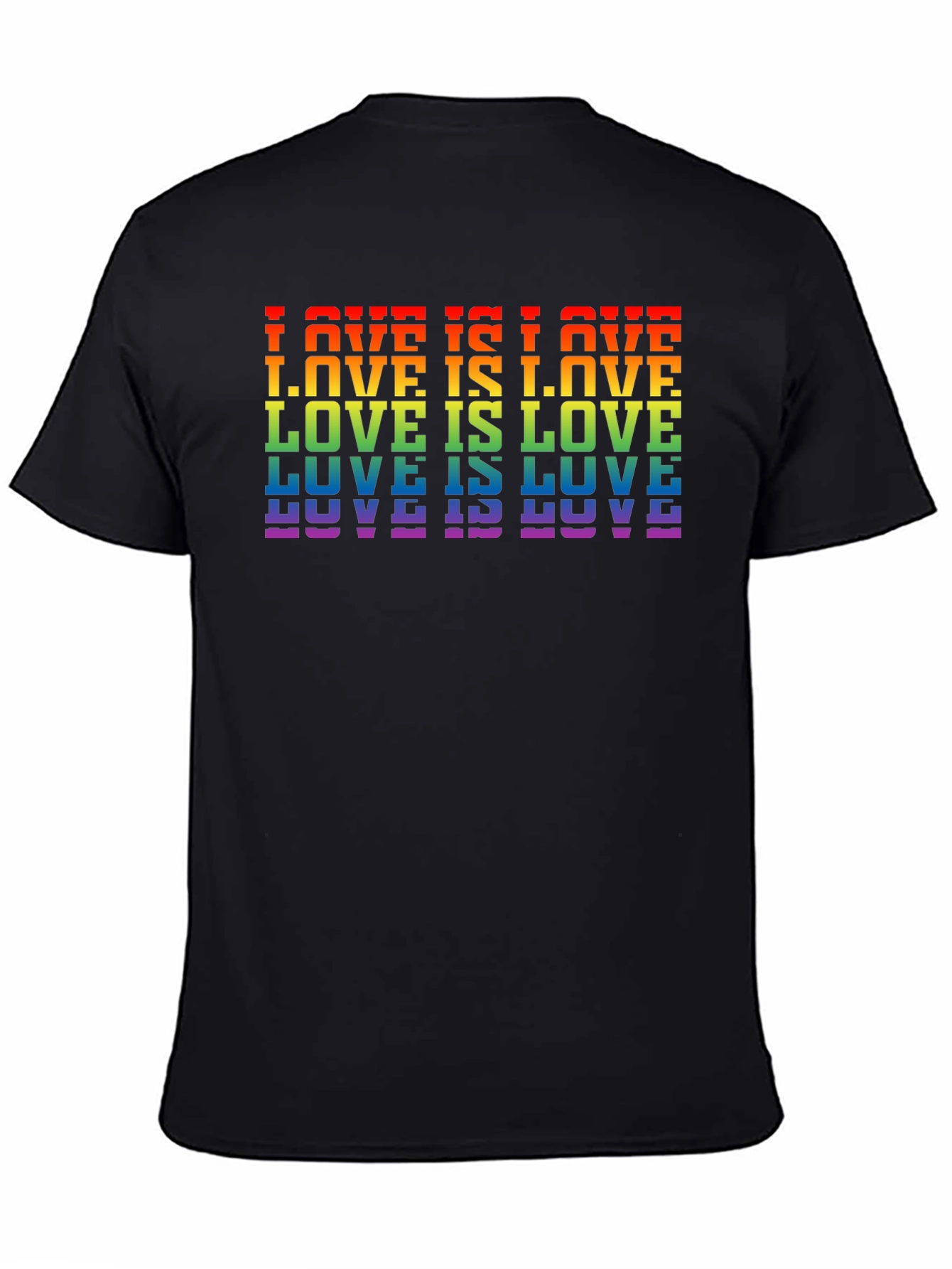 Love Is Love Rainbow LGBTQ Pride T-Shirt