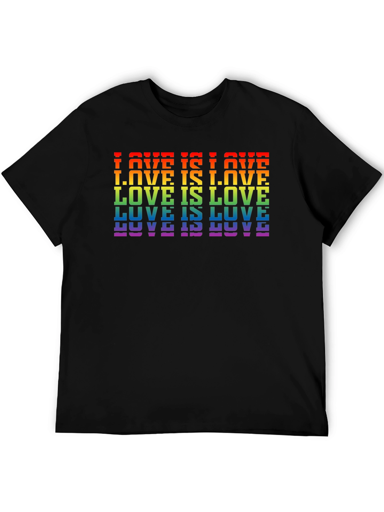 Love Is Love Rainbow LGBTQ Pride T-Shirt