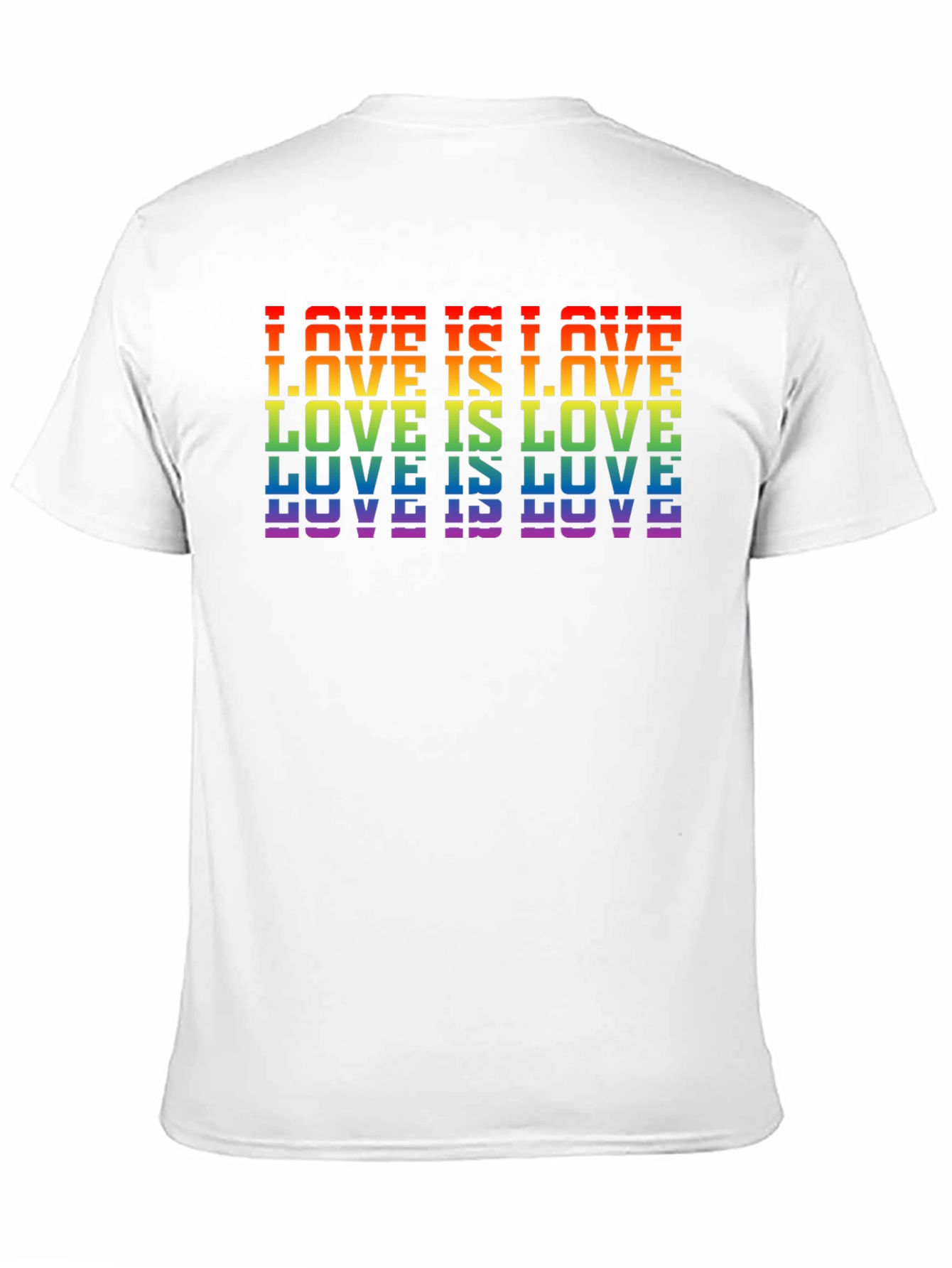 Love Is Love Rainbow LGBTQ Pride T-Shirt