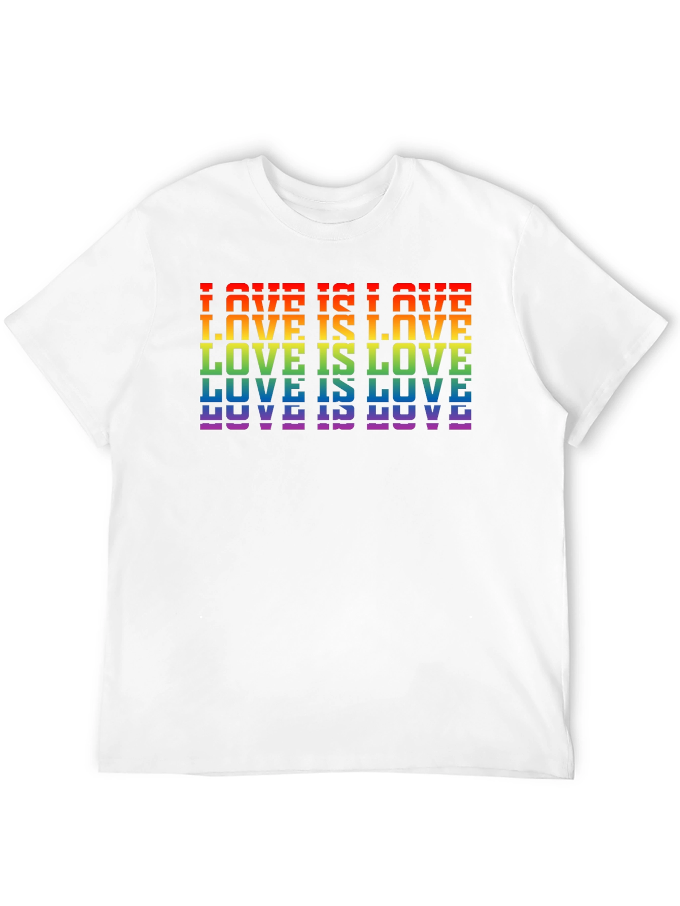 Love Is Love Rainbow LGBTQ Pride T-Shirt