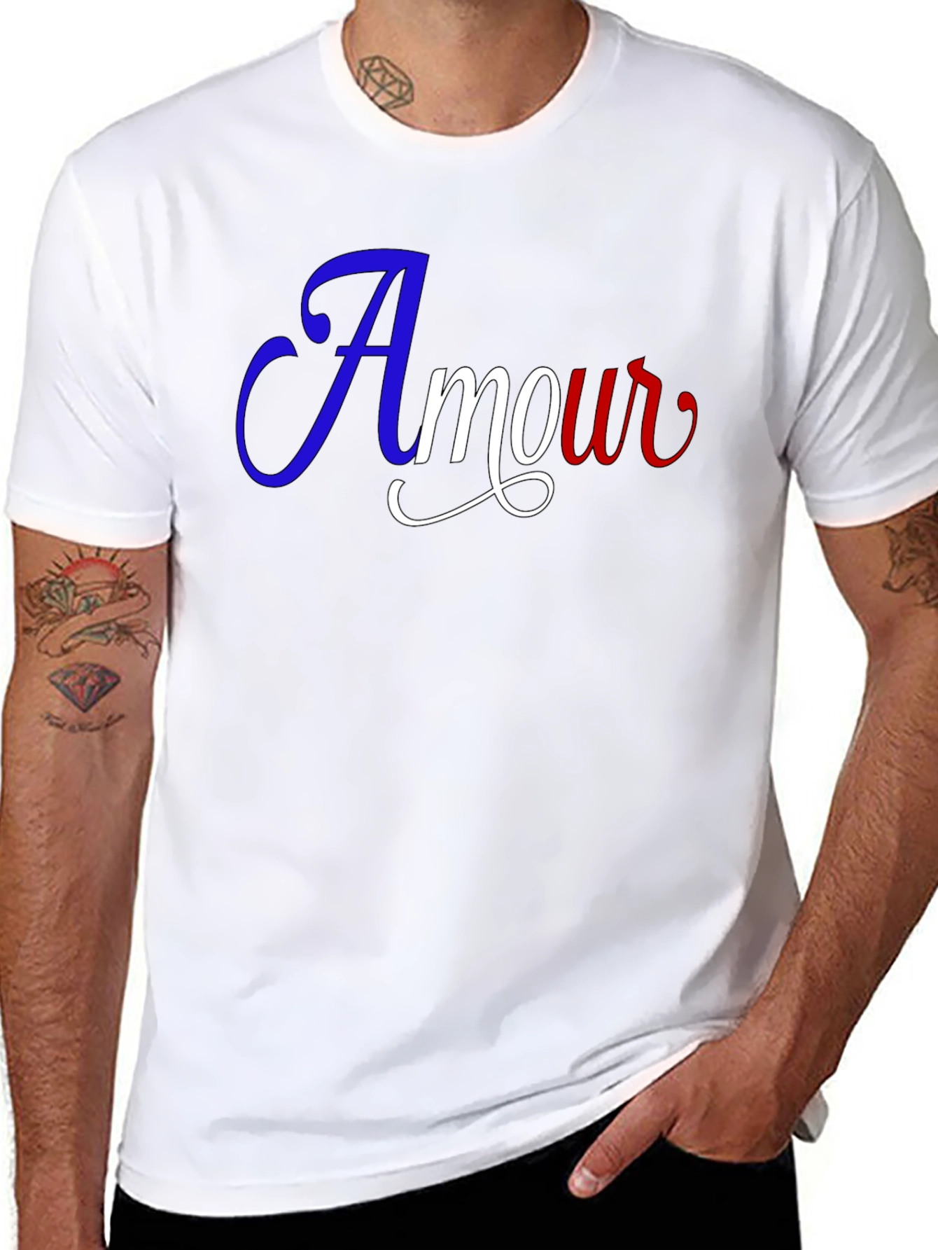 Amour Graphic Tee - French Love T-Shirt