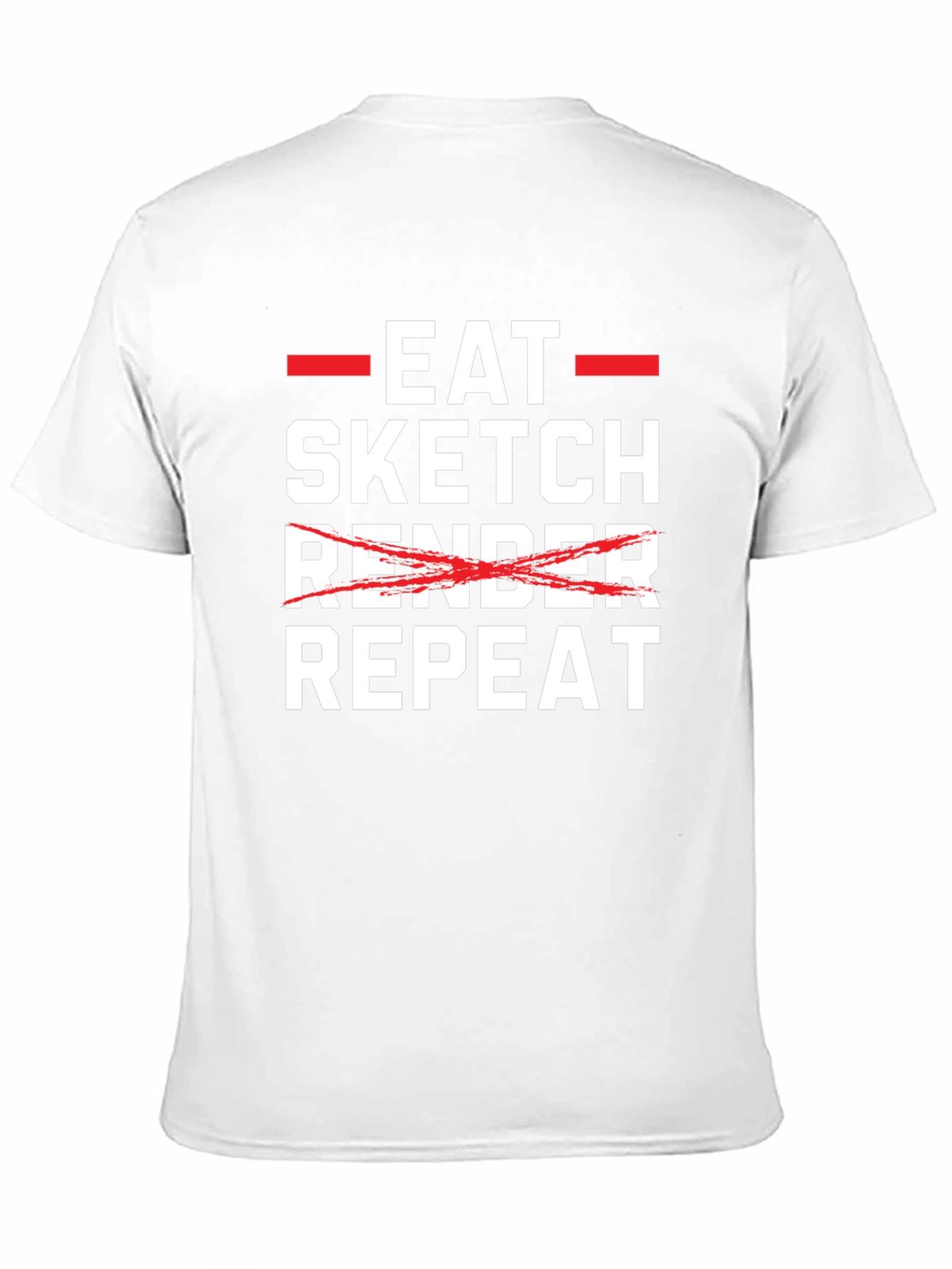 Eat Sketch Repeat Graphic Tee