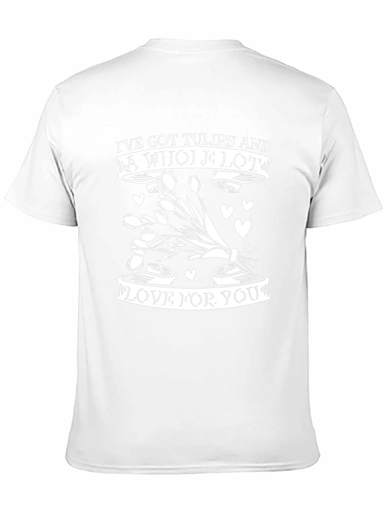 Tulips & Love T-Shirt - Romantic Graphic Tee