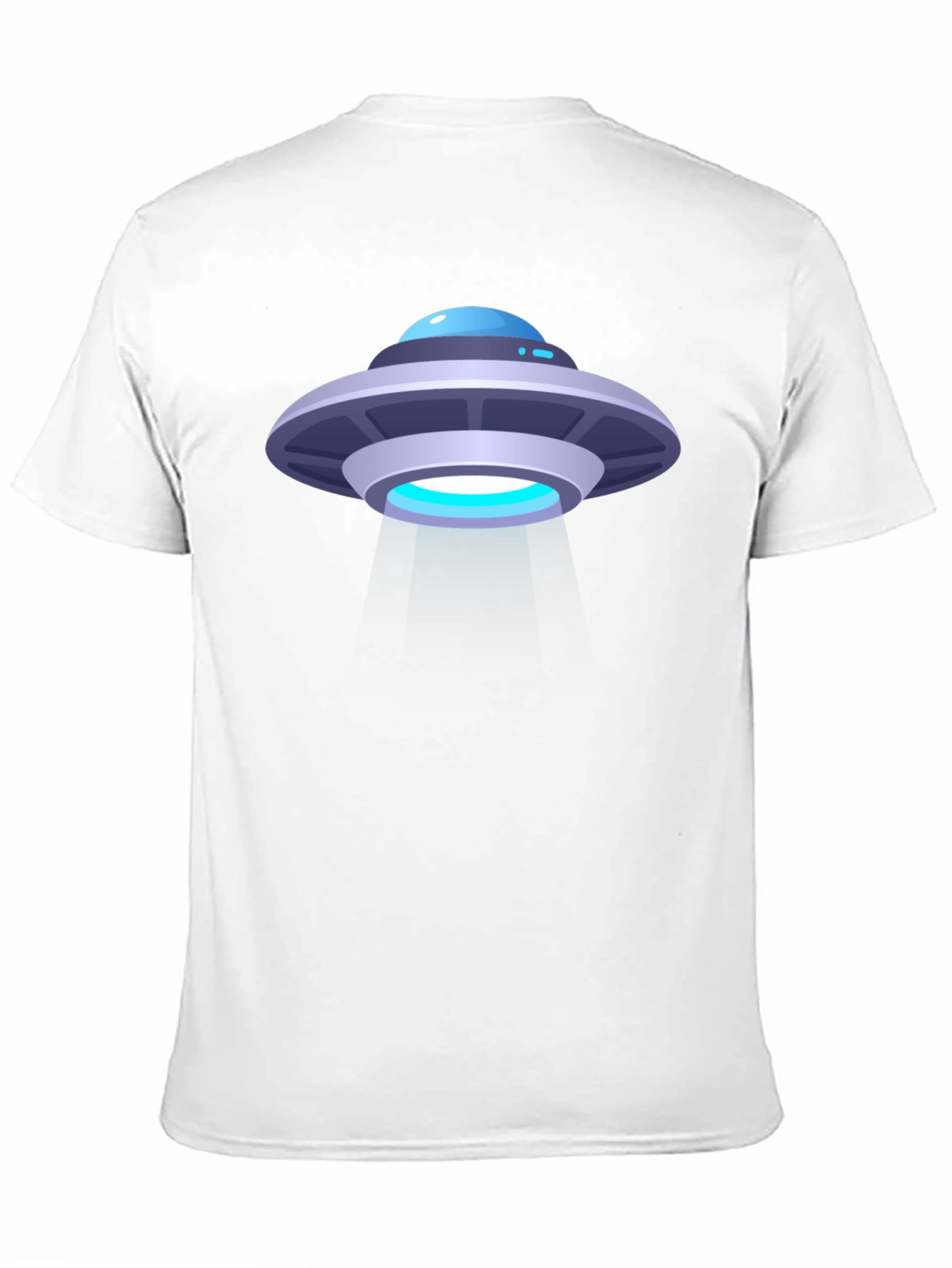 UFO Graphic Tee - Black Cotton T-Shirt