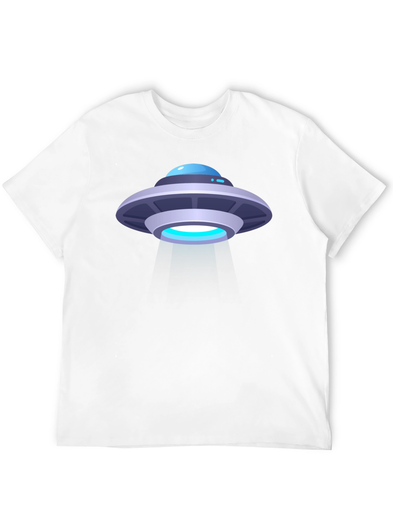 UFO Graphic Tee - Black Cotton T-Shirt