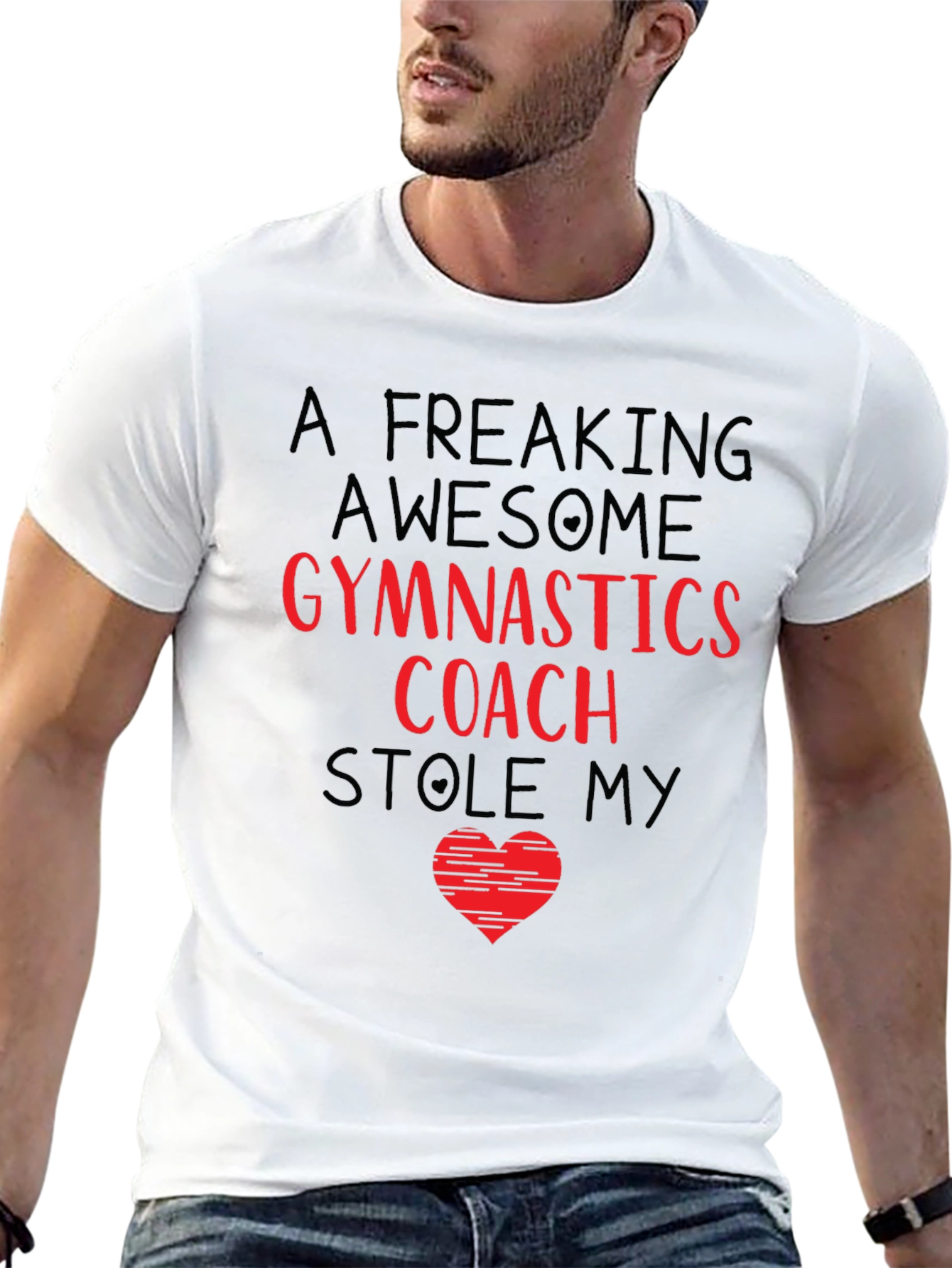 Gymnastics Coach T-Shirt: Freaking Awesome
