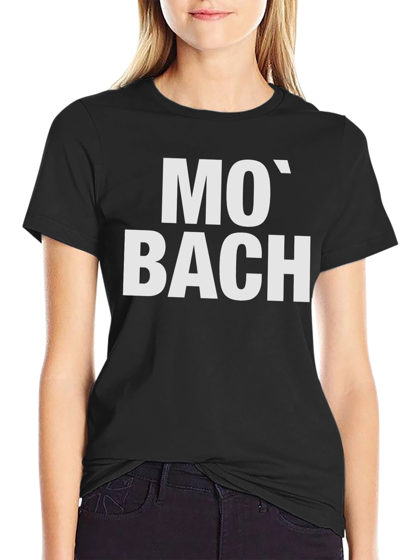 Mo Bach Black T-Shirt - Music Lover Tee