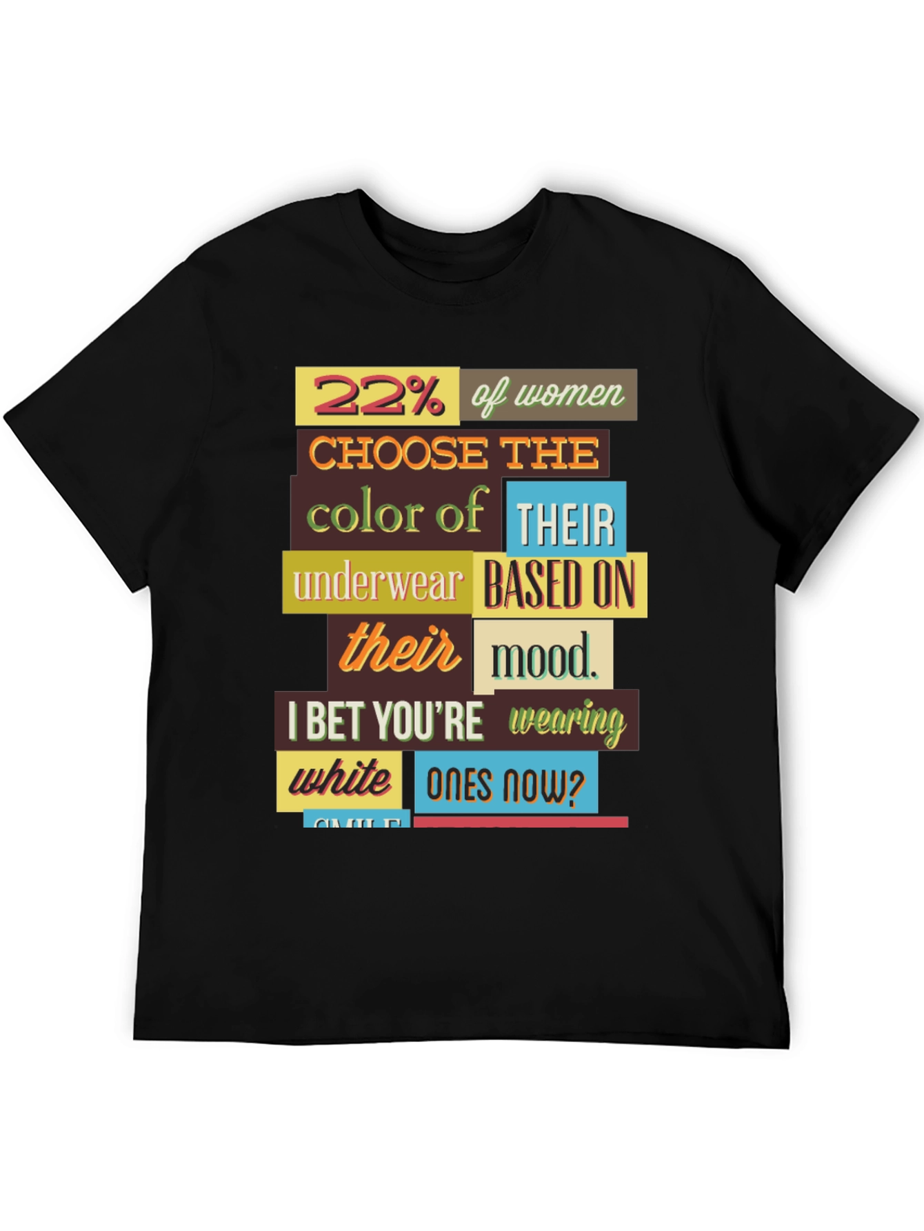 Funny Mood Underwear Mens T-Shirt