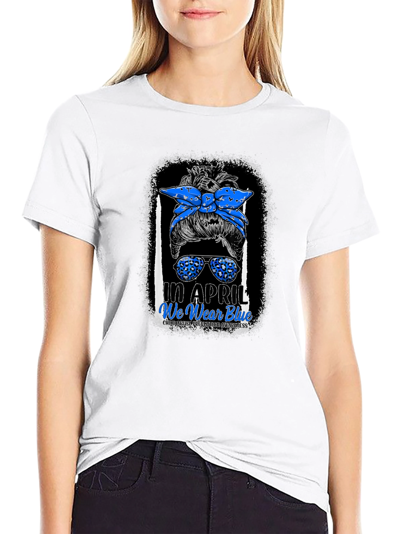 In April We Wear Blue T-Shirt