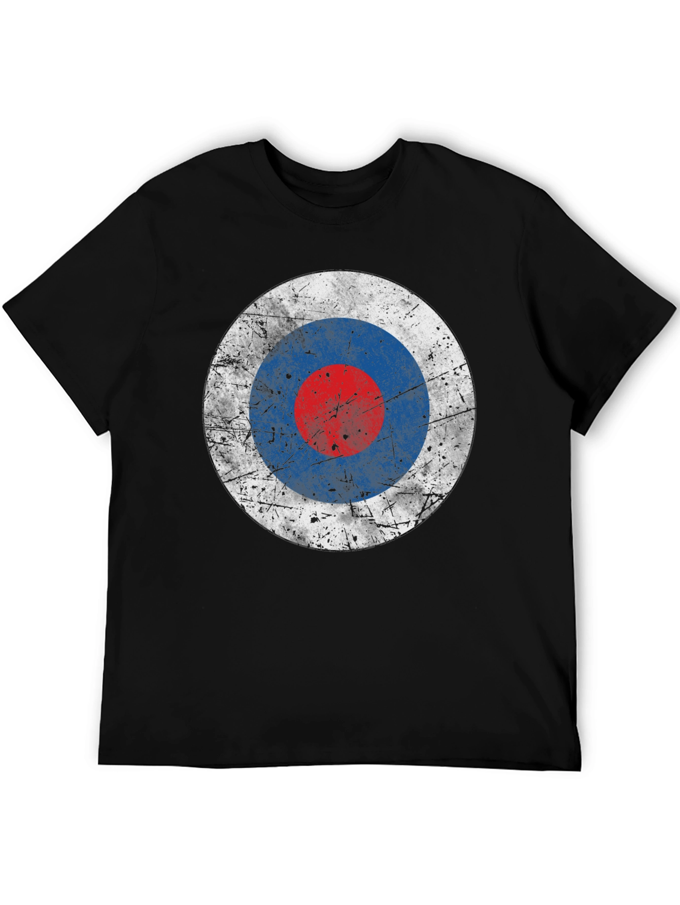 Retro Target Graphic T-Shirt - Black