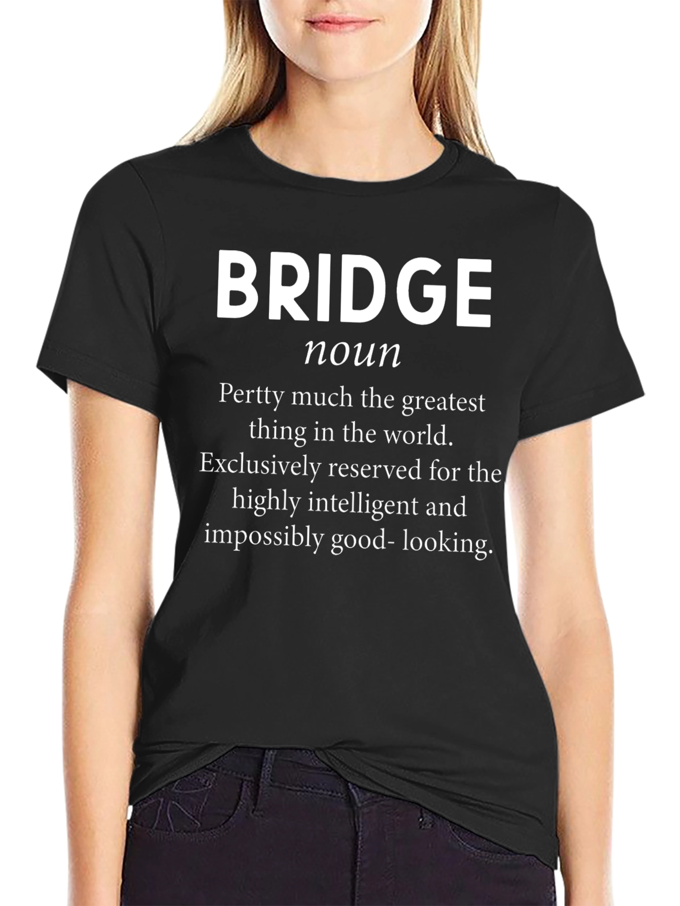 Funny BRIDGE Noun Definition T-Shirt