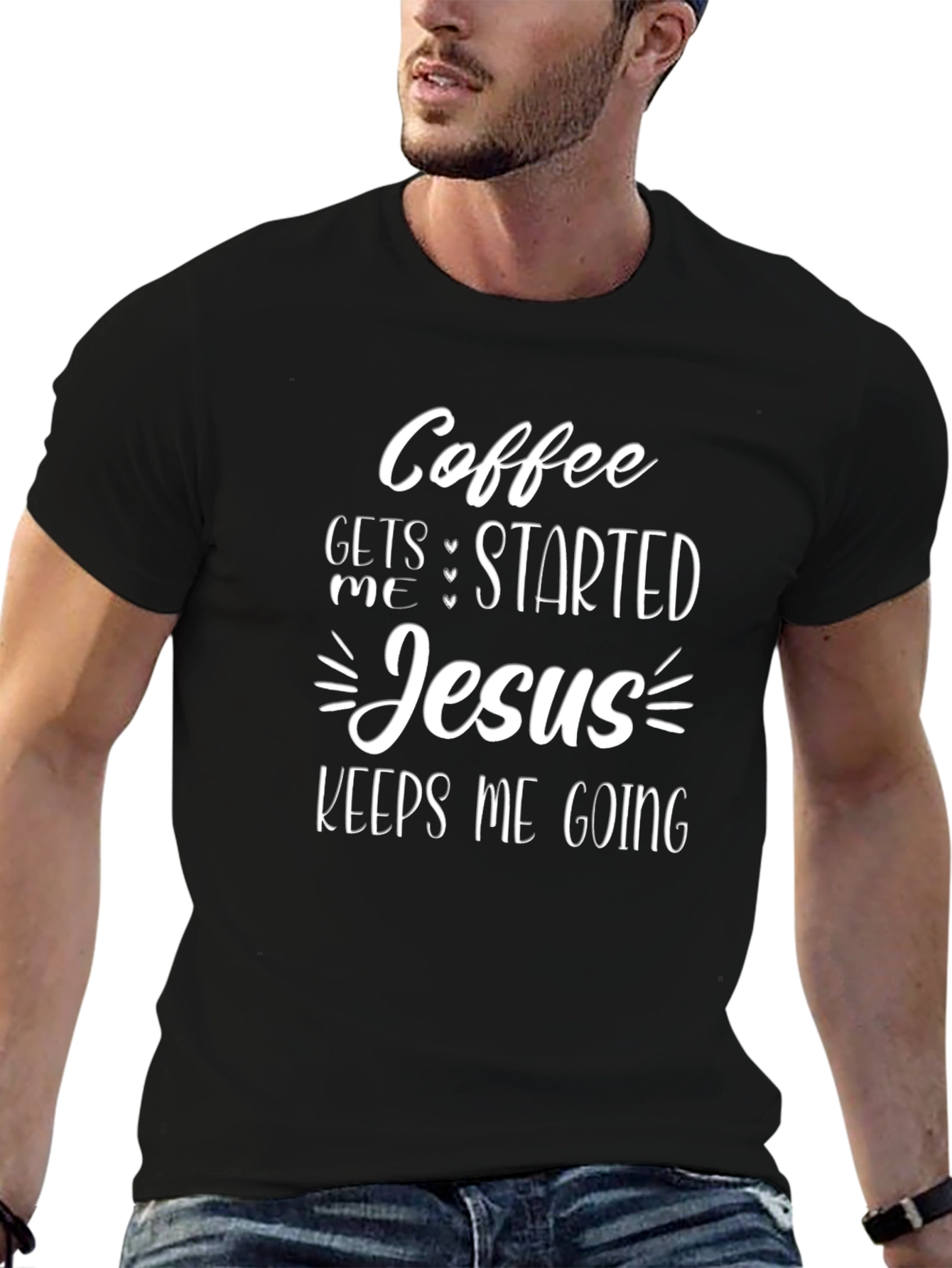 Coffee and Jesus Graphic T-Shirt