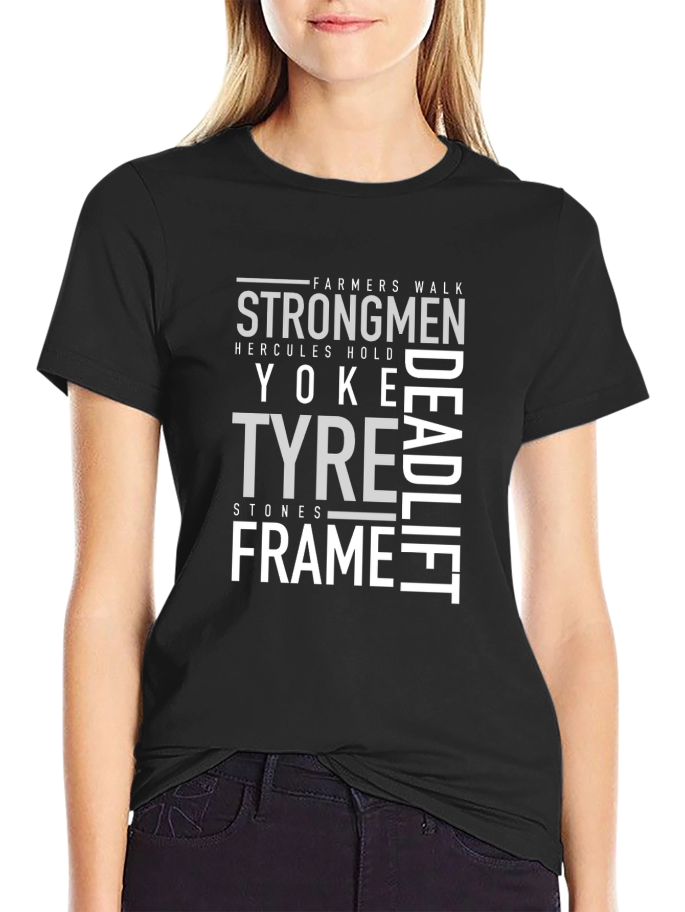 Strongmen Fitness Graphic T-Shirt - Farmers Walk Deadlift