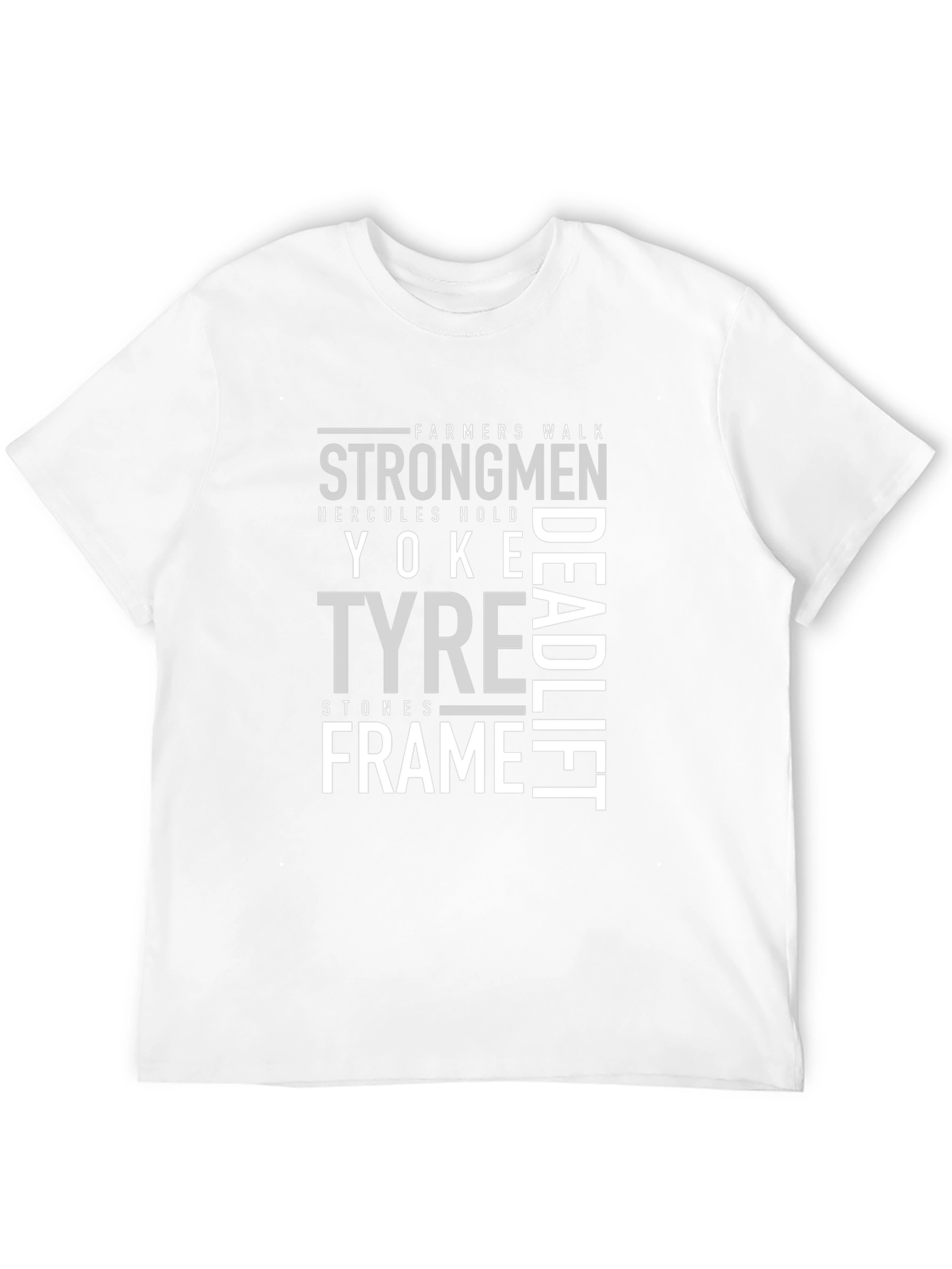 Strongmen Fitness Graphic T-Shirt - Farmers Walk Deadlift