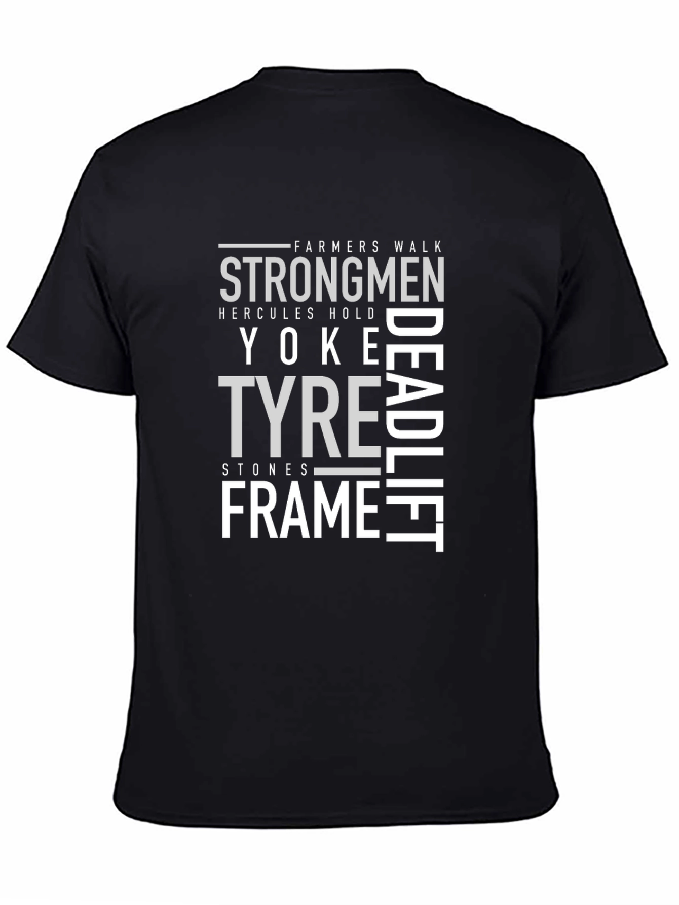 Strongmen Fitness Graphic T-Shirt - Farmers Walk Deadlift