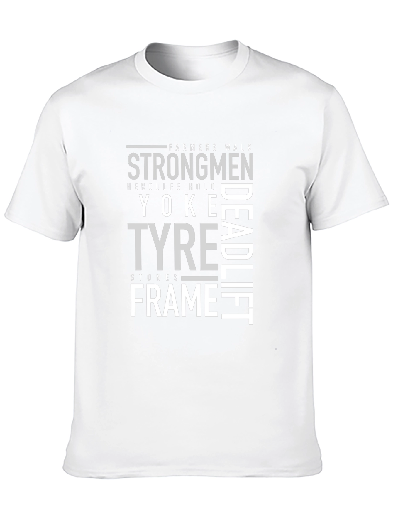 Strongmen Fitness Graphic T-Shirt - Farmers Walk Deadlift