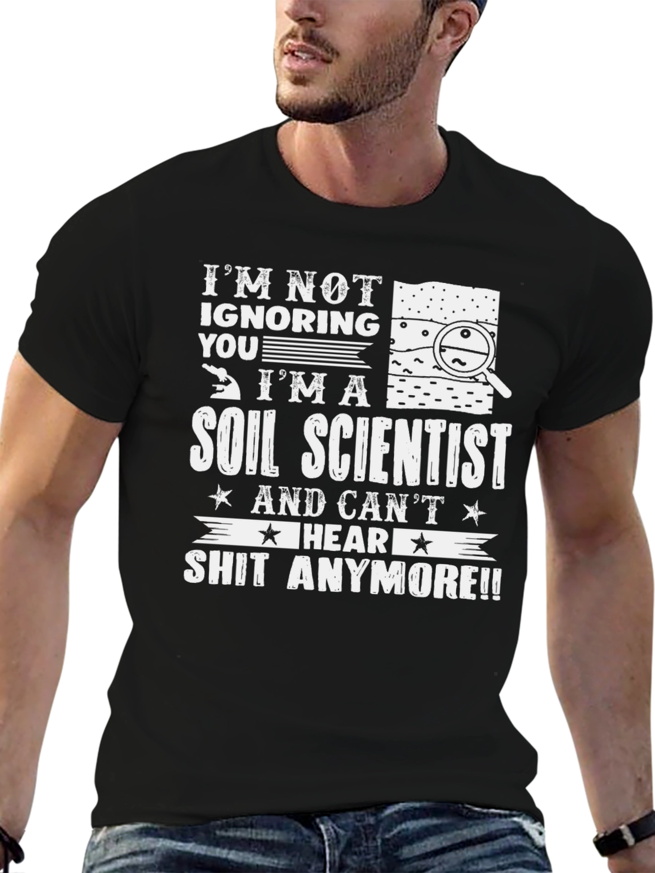 Soil Scientist Graphic T-Shirt - Humorous Design