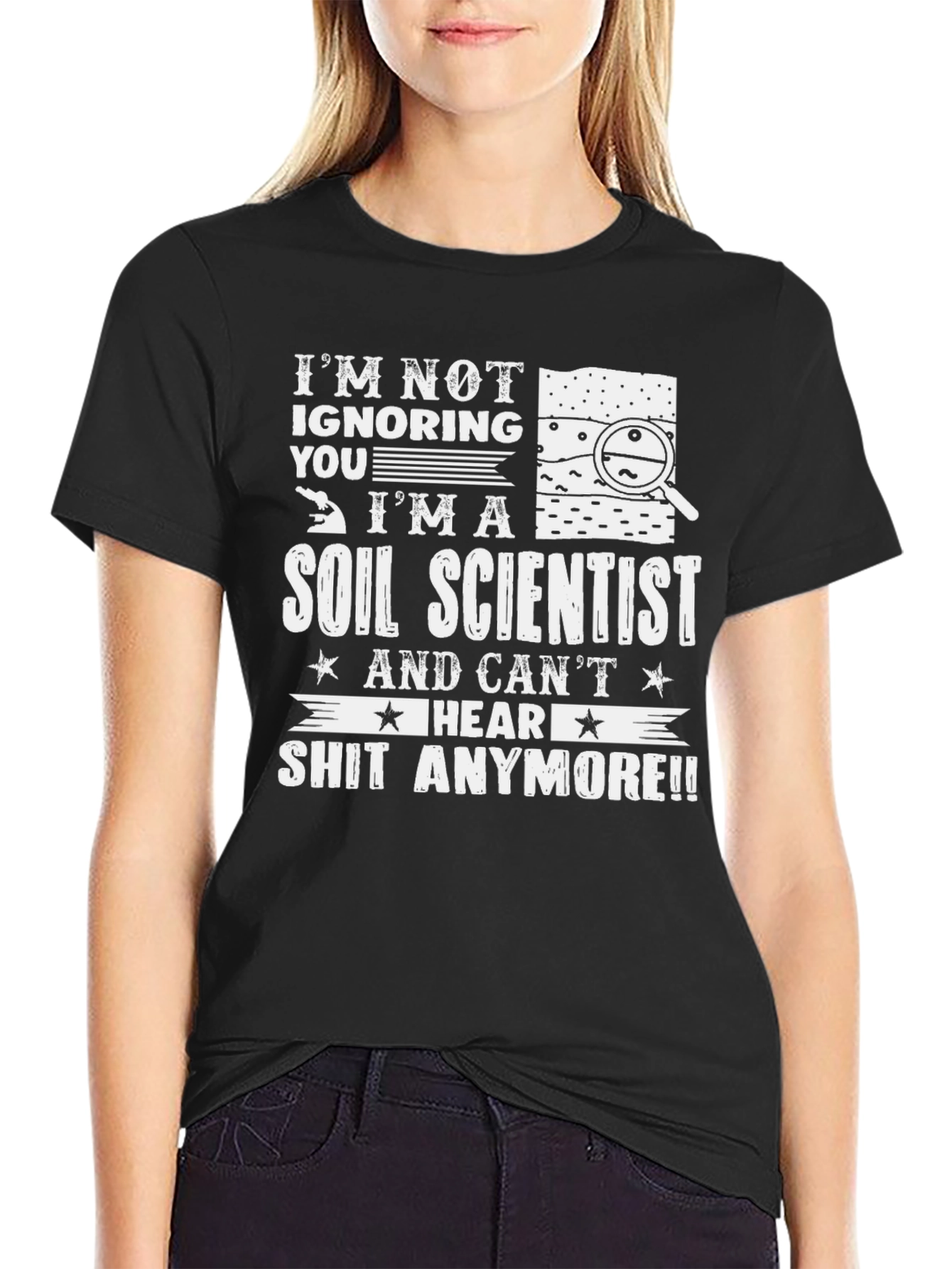 Soil Scientist Graphic T-Shirt - Humorous Design