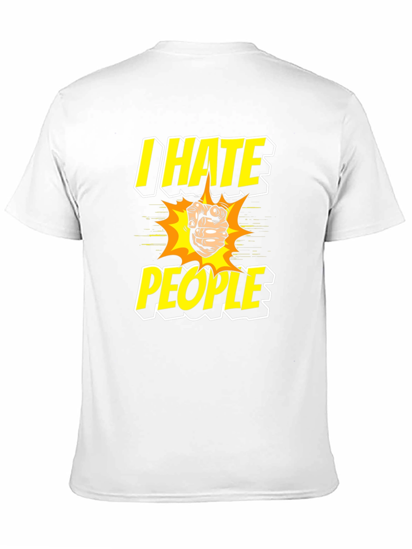 I Hate People Graphic Tee - Black T-Shirt