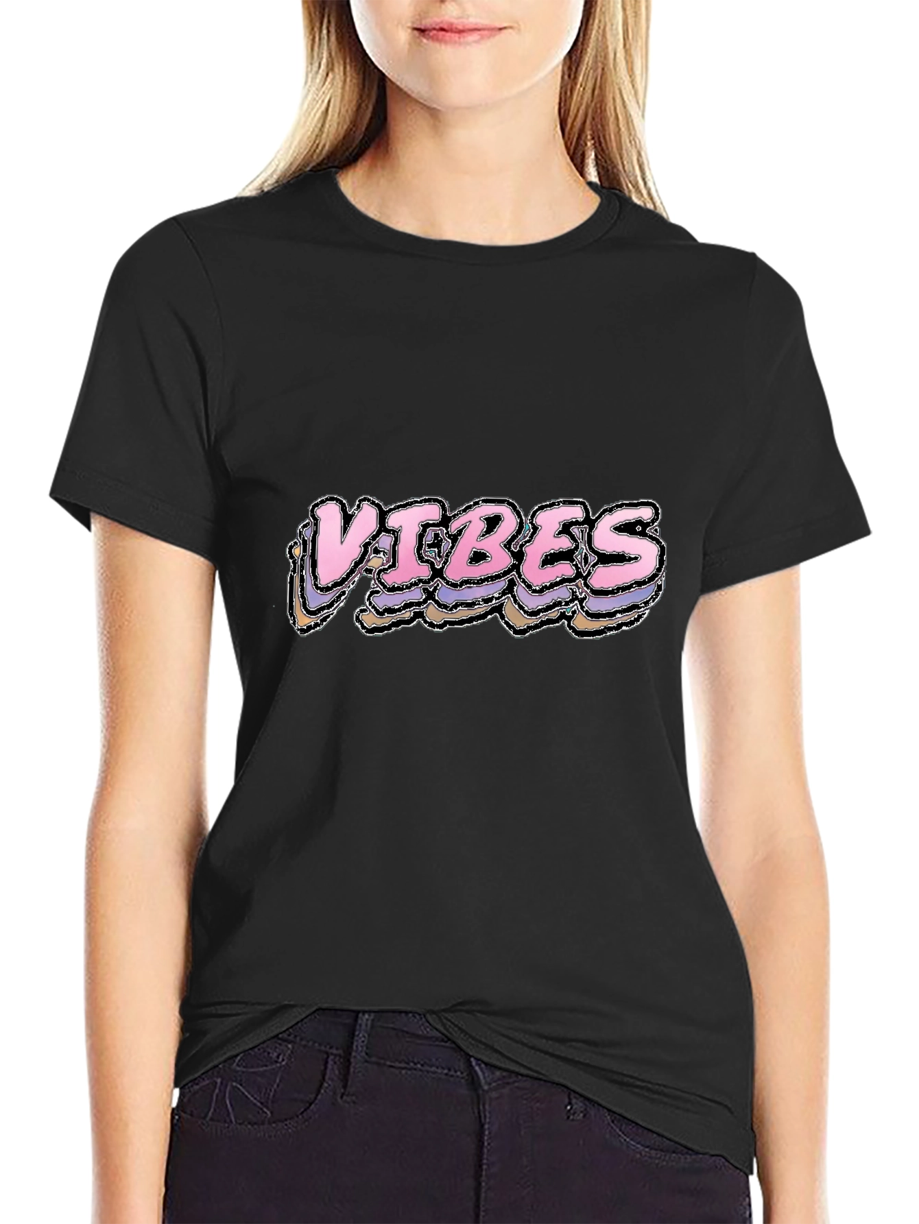 Vibes Graphic T-Shirt - Stylish Comfort