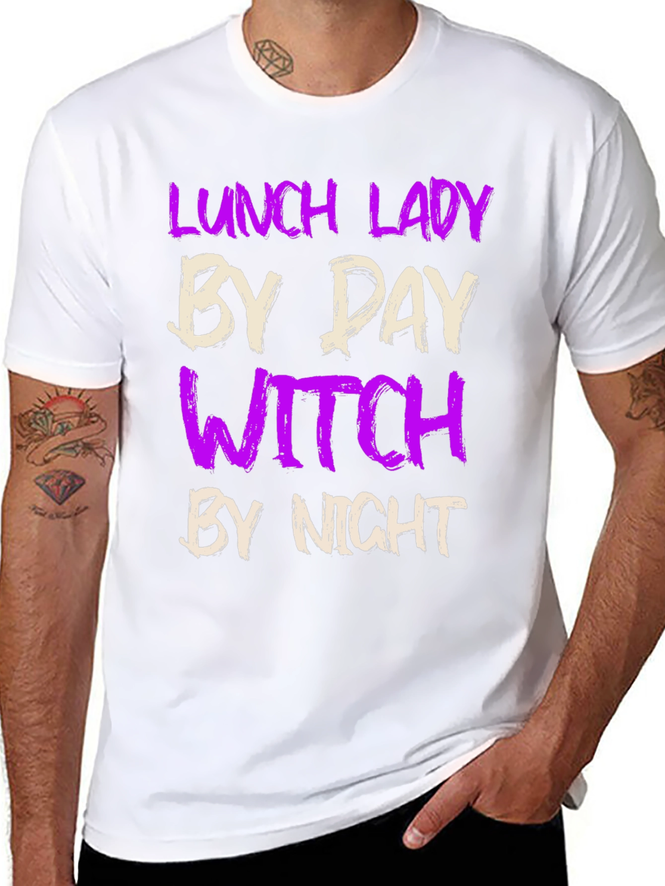 Lunch Lady By Day Witch By Night T-Shirt