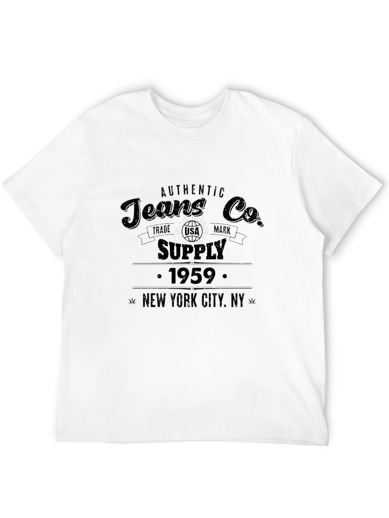 Authentic Jeans Co. Supply 1959 Black T-Shirt